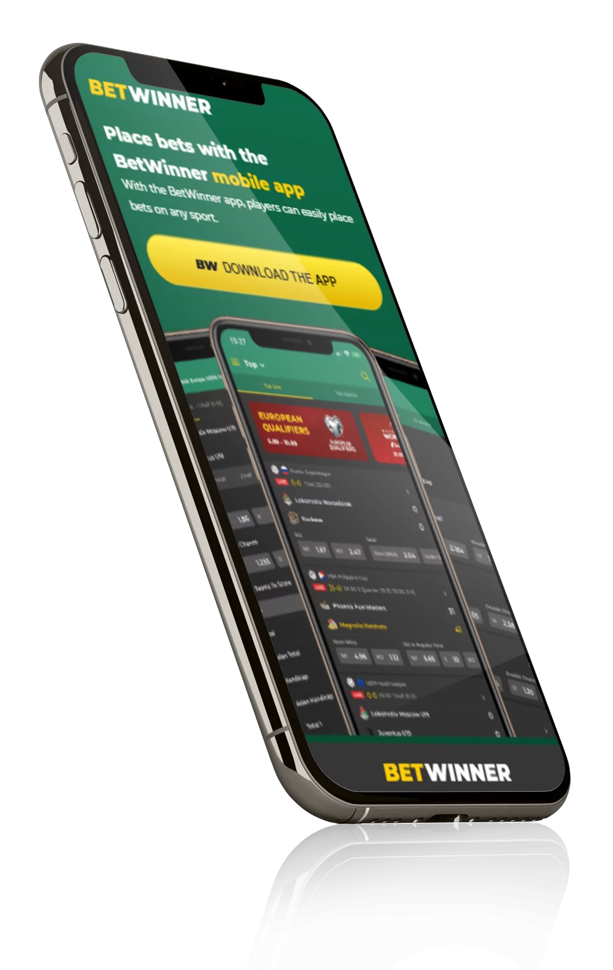 Step 1: Find APK file on the official Betwinner site.