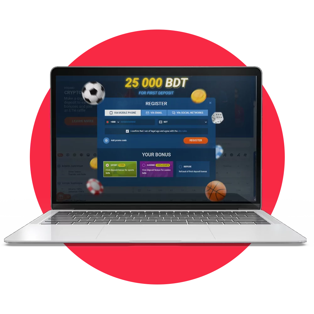 Mostbet BD registration and verification.