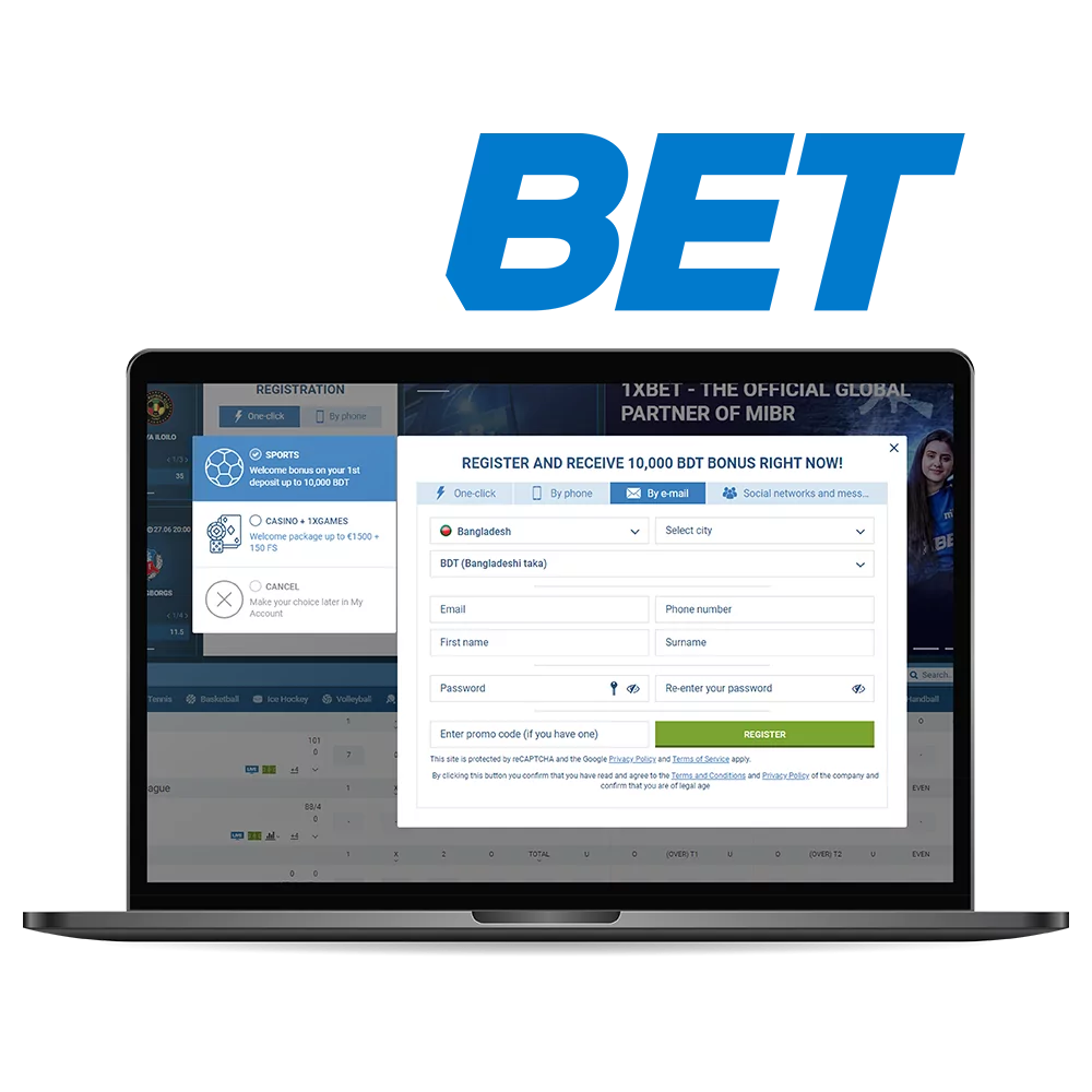 Registrate at 1xbet and get big bonuses.