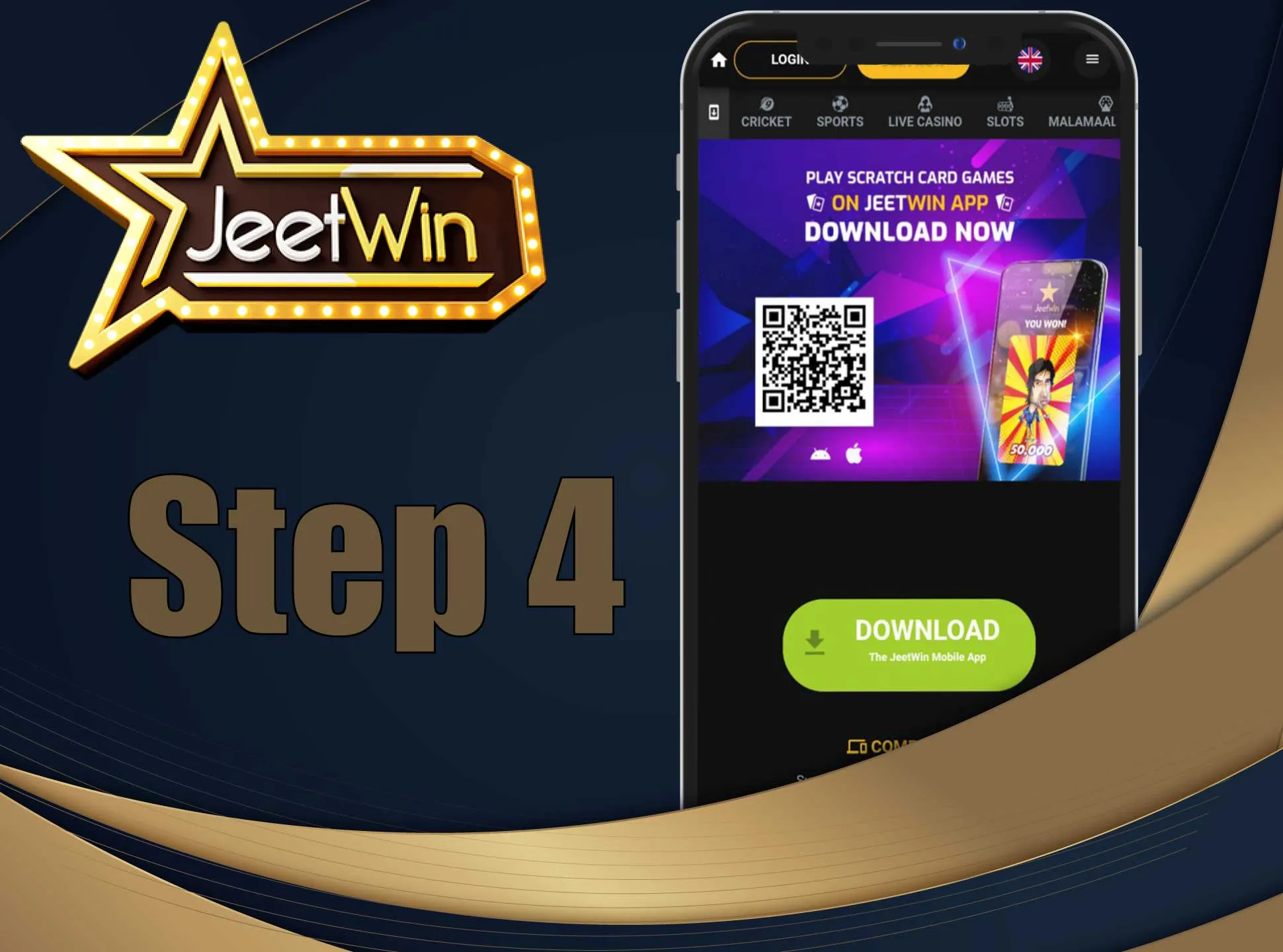 Install the application and start betting.