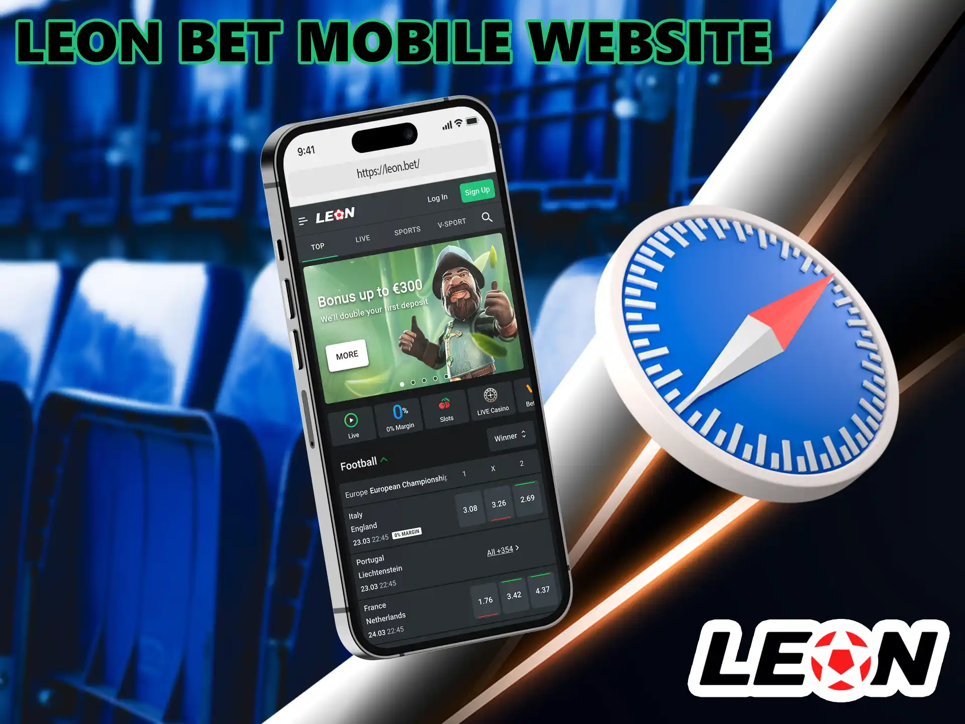 This version will help users who do not want or can not install Leon Bet app, it duplicates all functions of the desktop site, adapts to different screen resolutions.