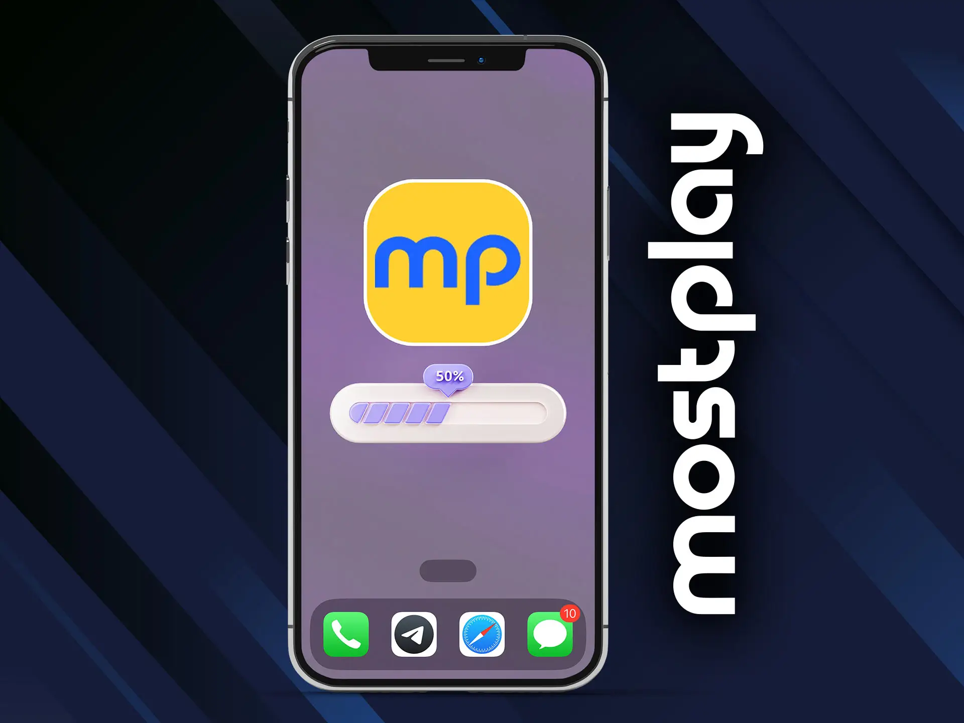 Wait until Mostplay app is installed.