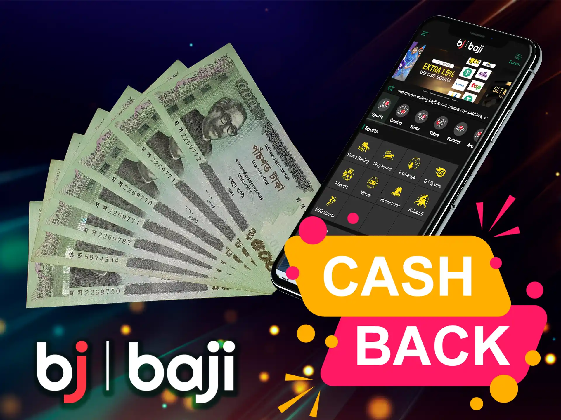 Play effectively at Baji here you can get a solid return percentage within 24 hours.