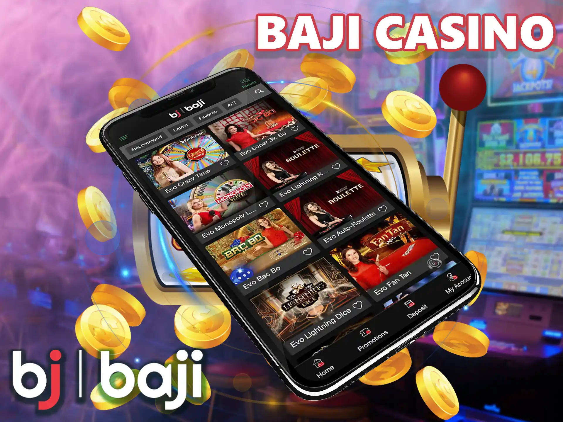 If users are tired of betting they can diversify their entertainment and play numerous gambling games with the help of the Baji.