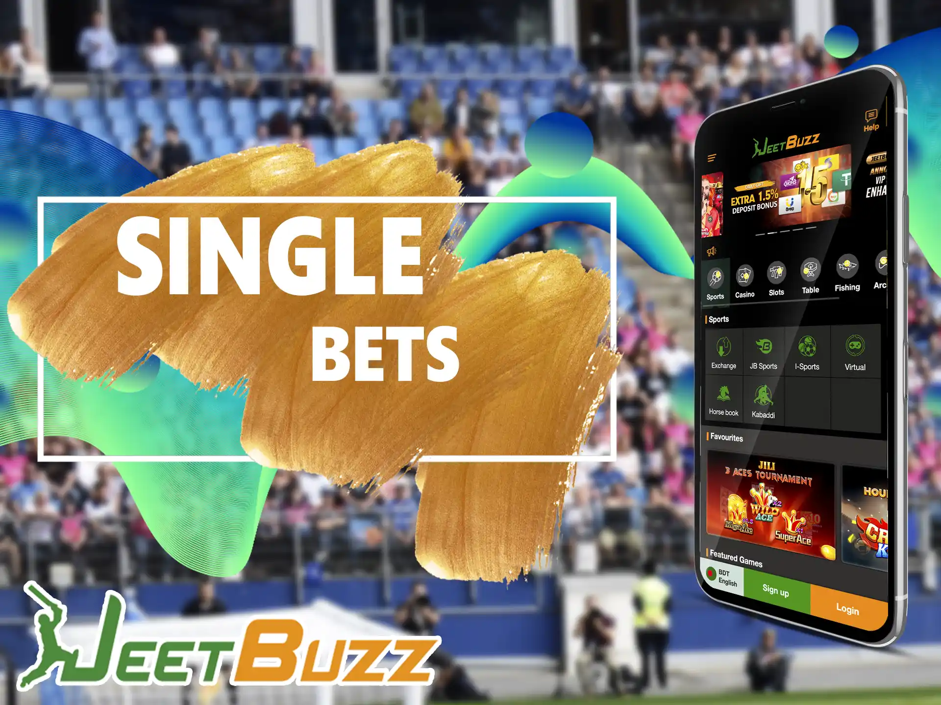 If you are a cautious bettor, this approach is designed for you, here users choose one outcome, if it is winning you get paid in JeetBuzz App.