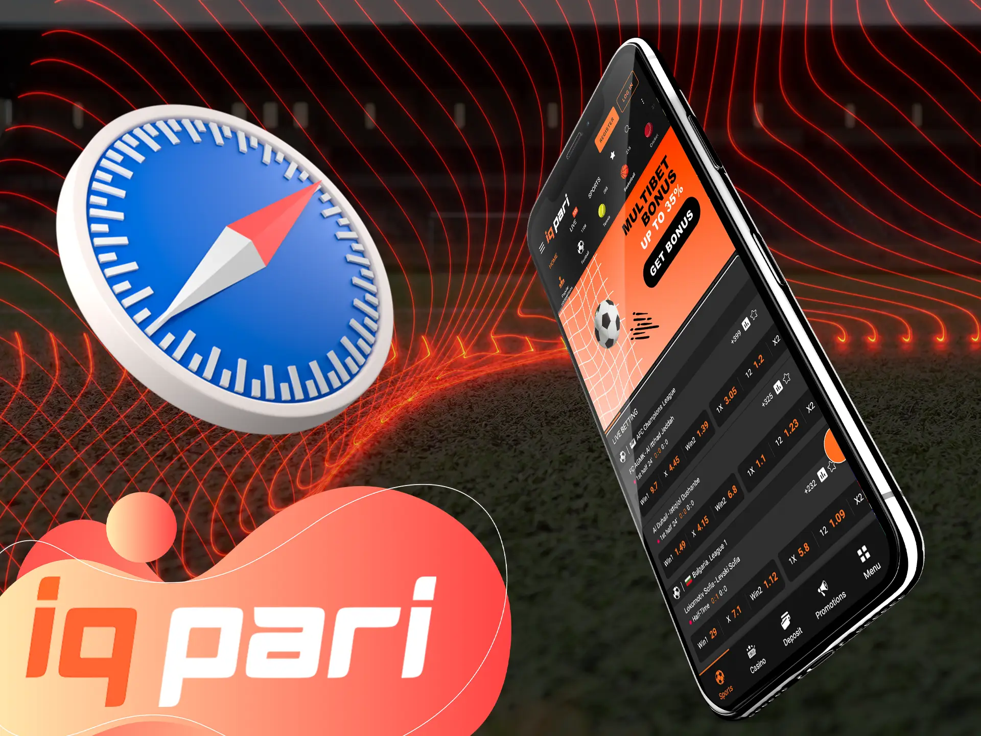 If your smartphone is not compatible with the app - this option from IQPari will help you get comfortable with the game.