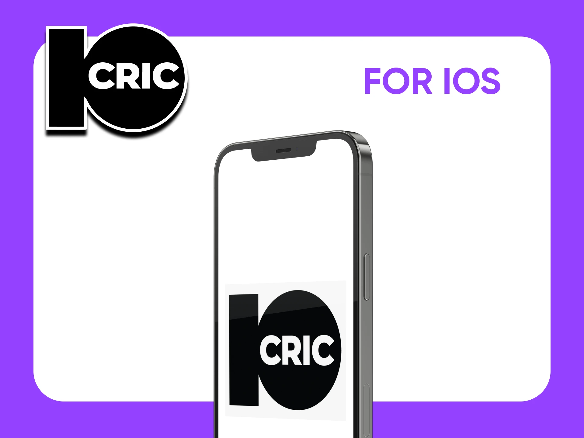 Download the 10cric app for iOS.