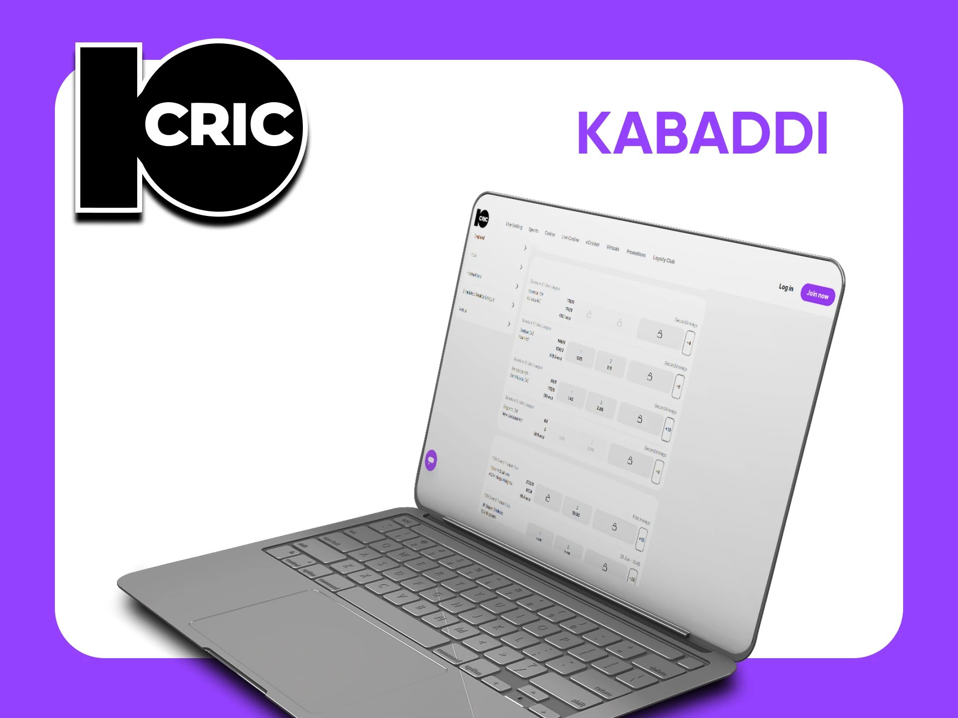 For bets on 10cric, choose Kabaddi.