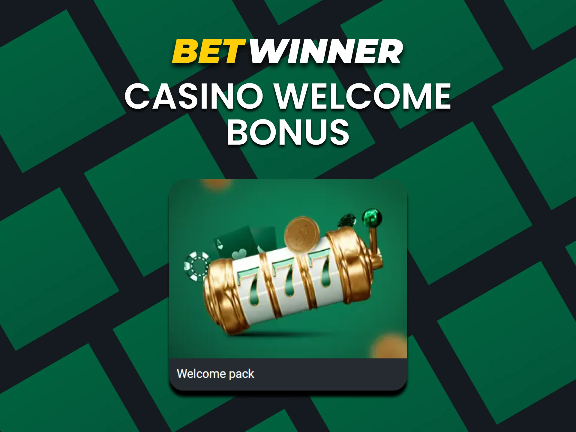 Betwinner gives a casino bonus.