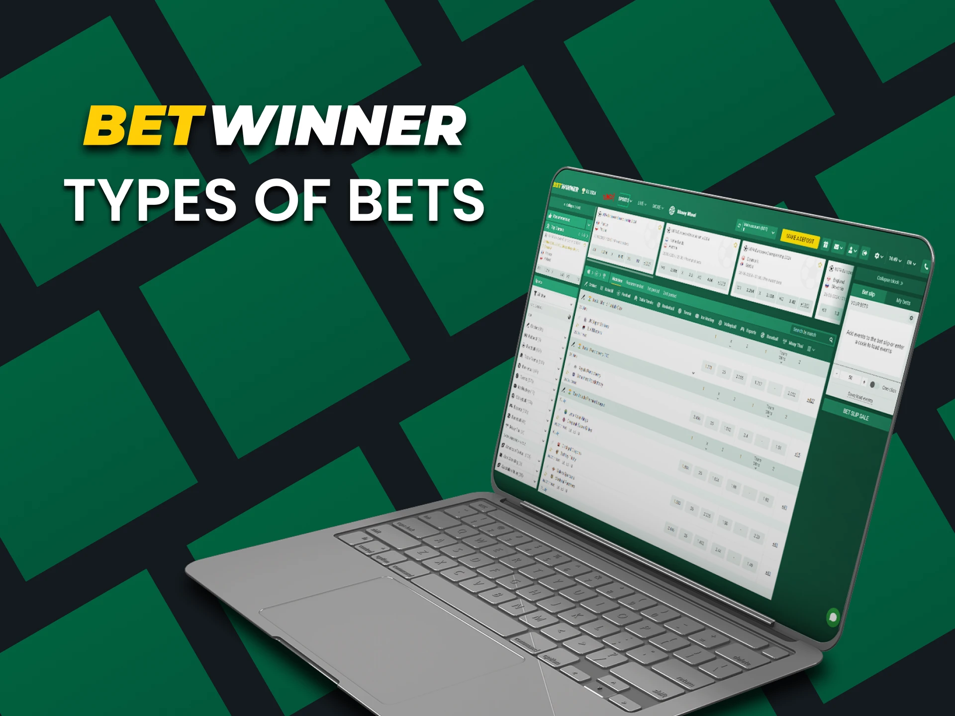 We will tell you about betting on Betwinner.