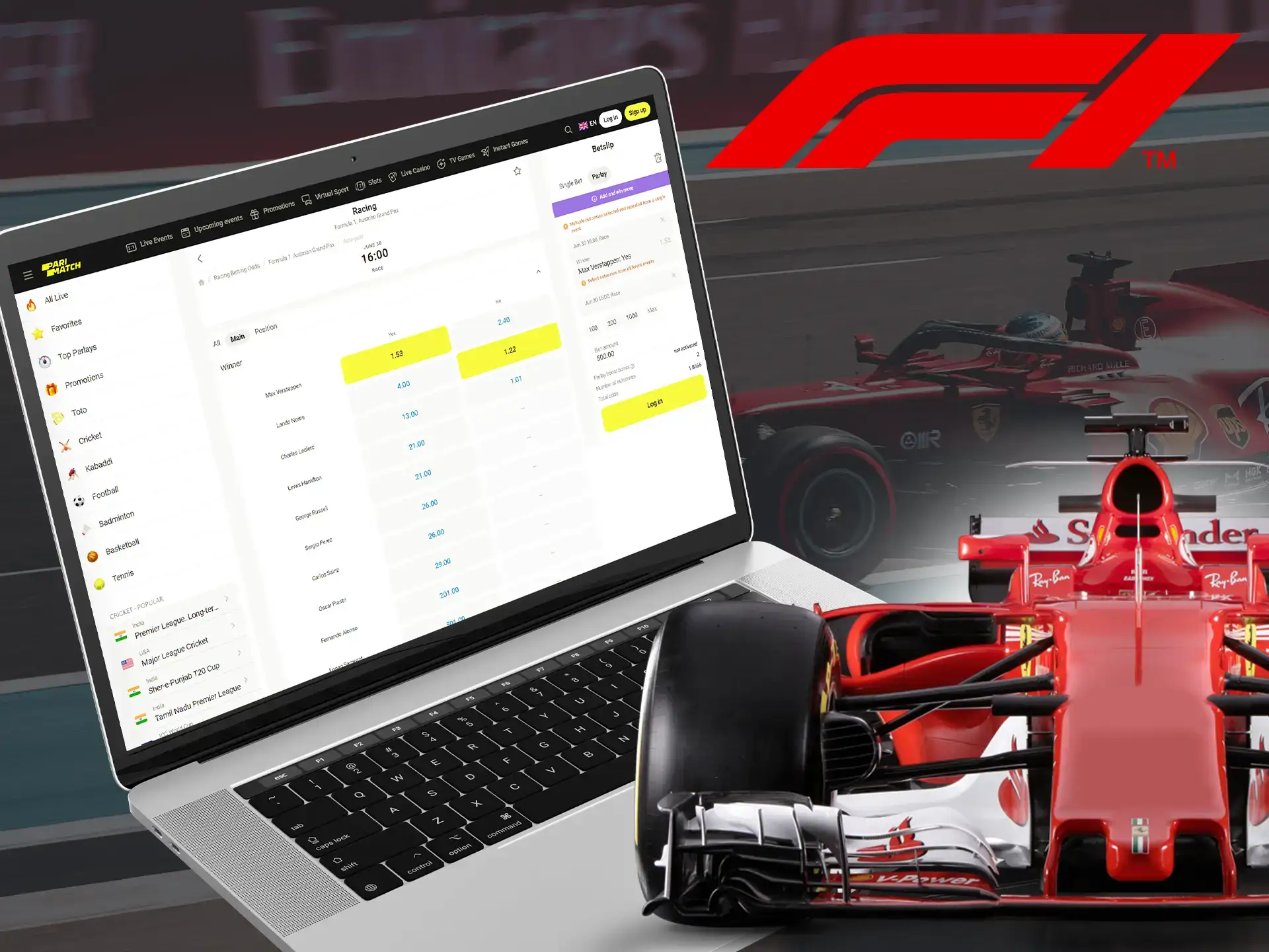 Use the tips from the article to bet on Formula 1.