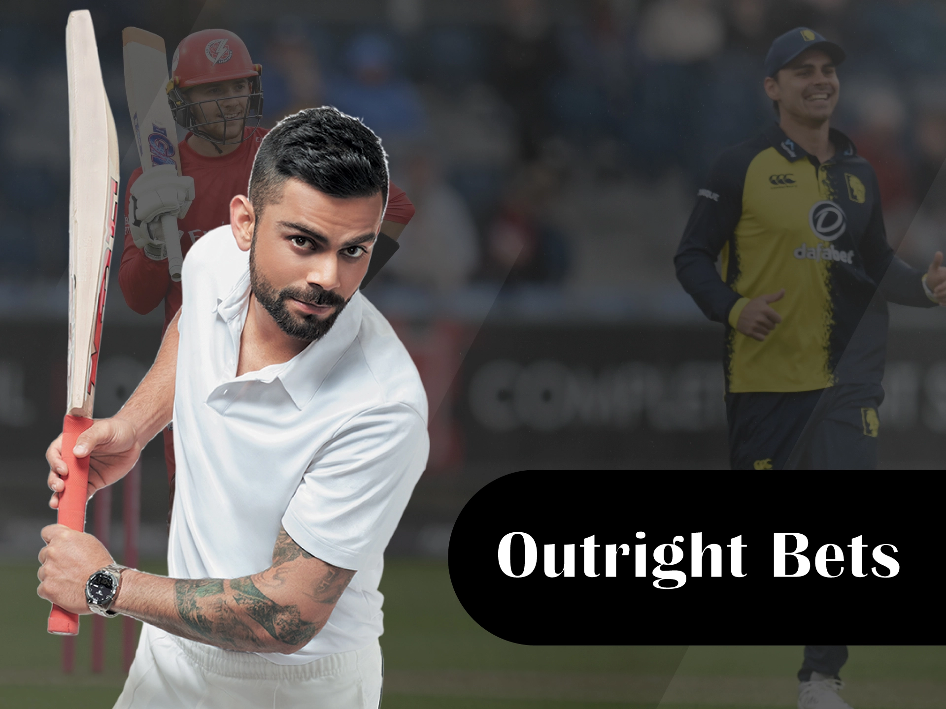 Outright bets can be placed before the cricket tournament starts.