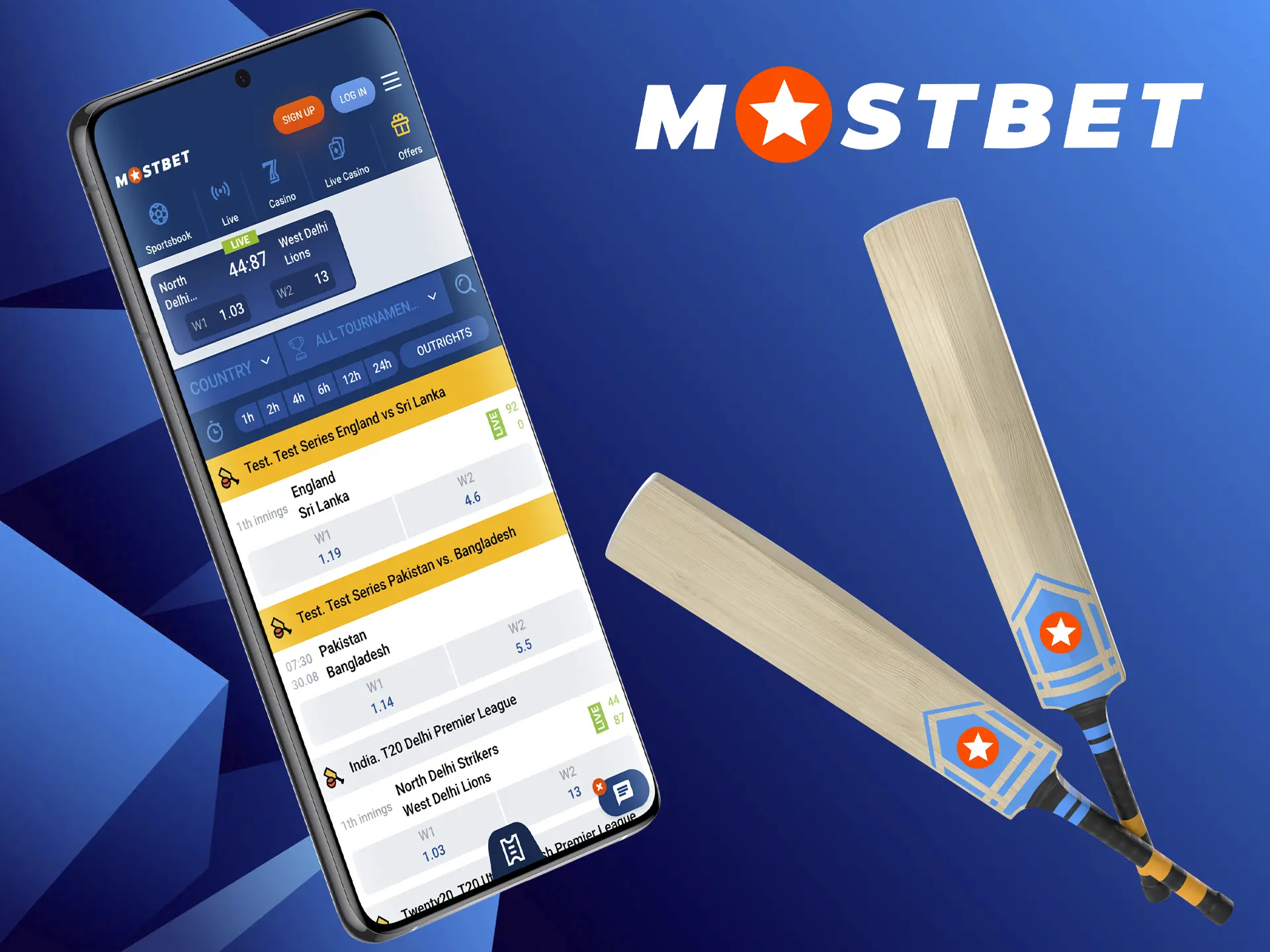 Use strategies and tactics that will help you succeed when betting on cricket on the Mostbet app.