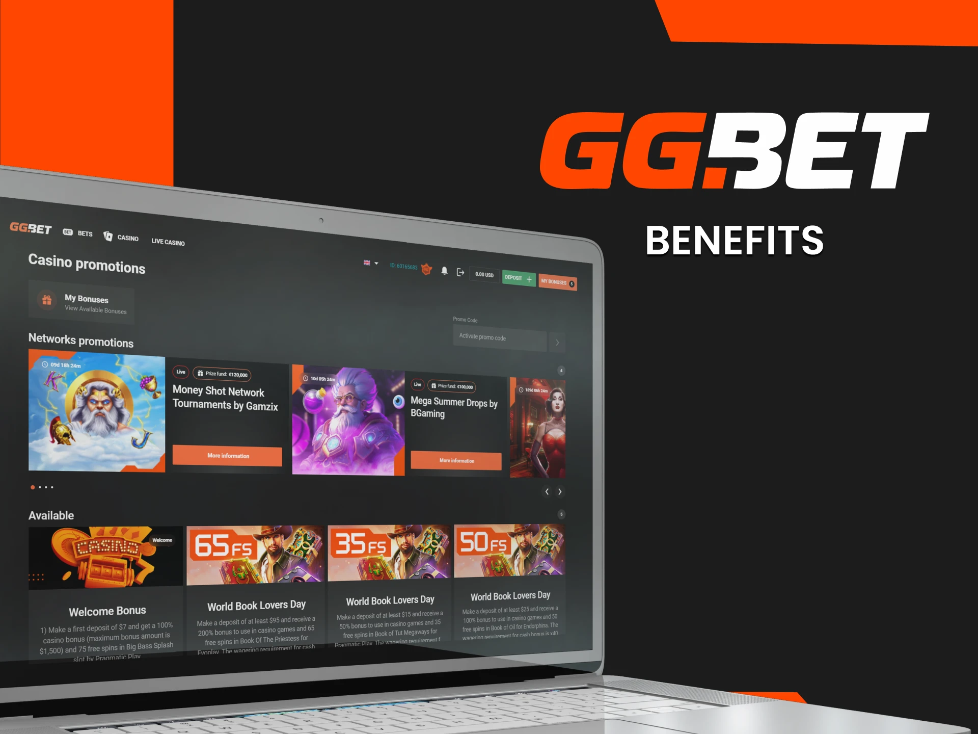 Explore the advantages of the GGbet website.