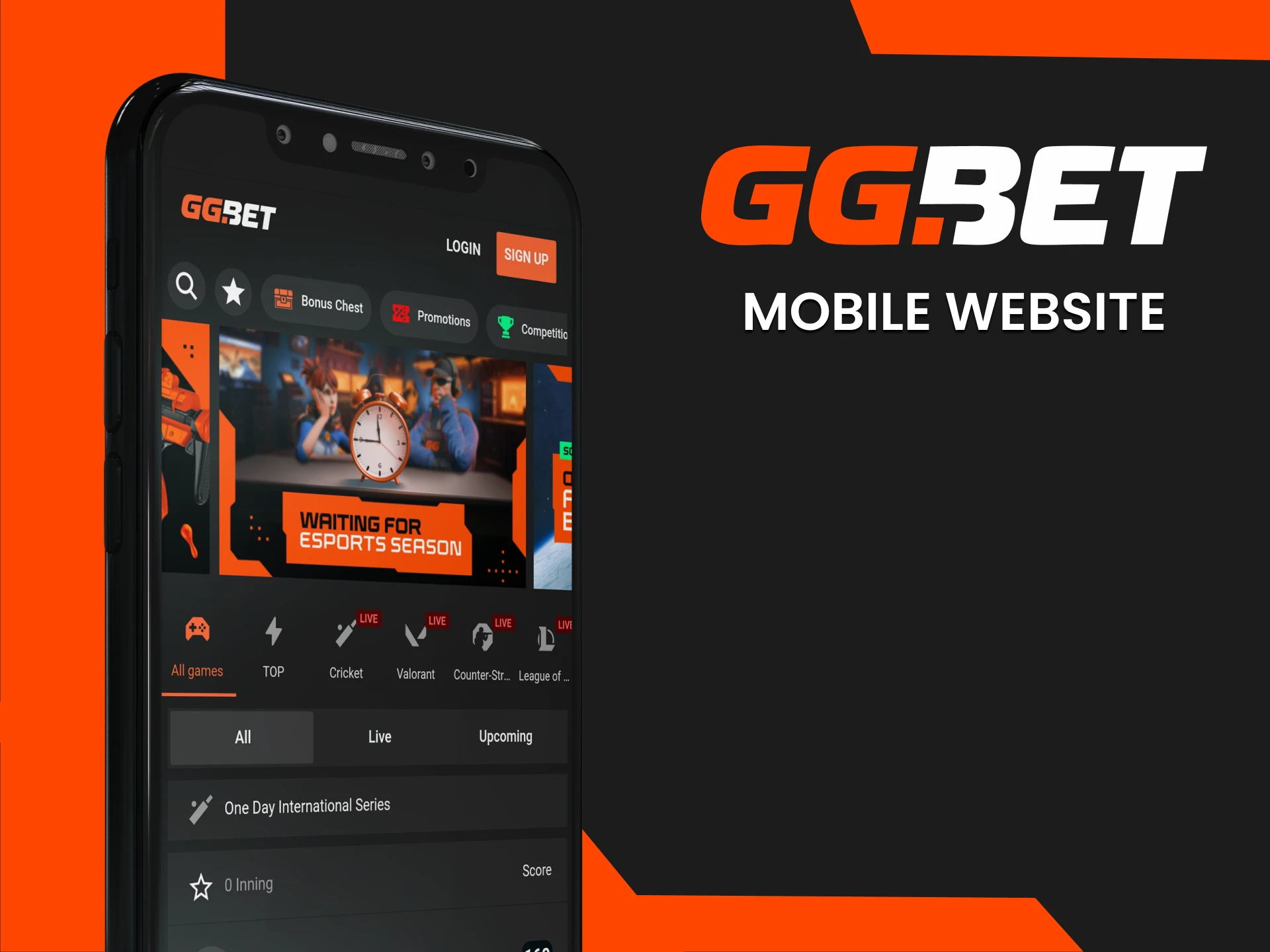 Use GGbet on your phone.