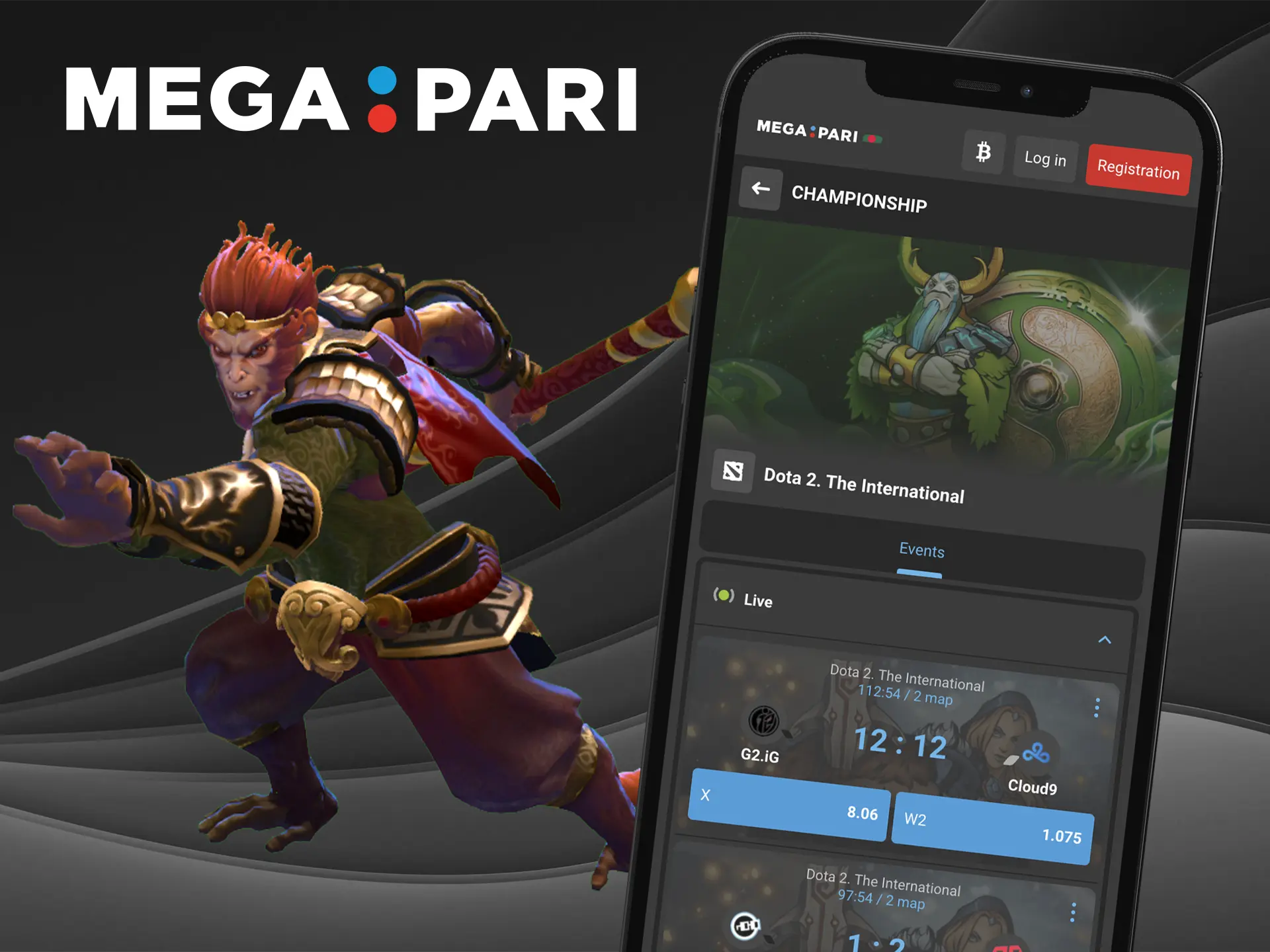 Use analysis before betting at Megapari on an important Dota 2 game.