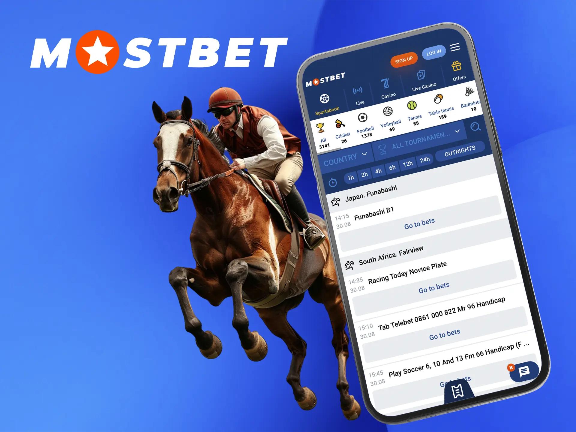 Learn the rules when betting on horse racing and make your accurate predictions at Mostbet Casino.