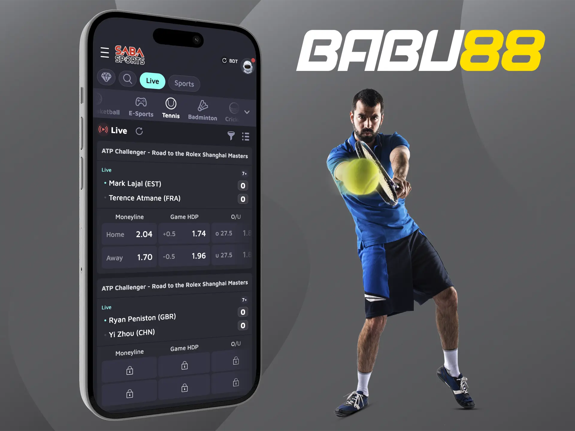 Place your bets quickly and profitably on the Babu88 app.