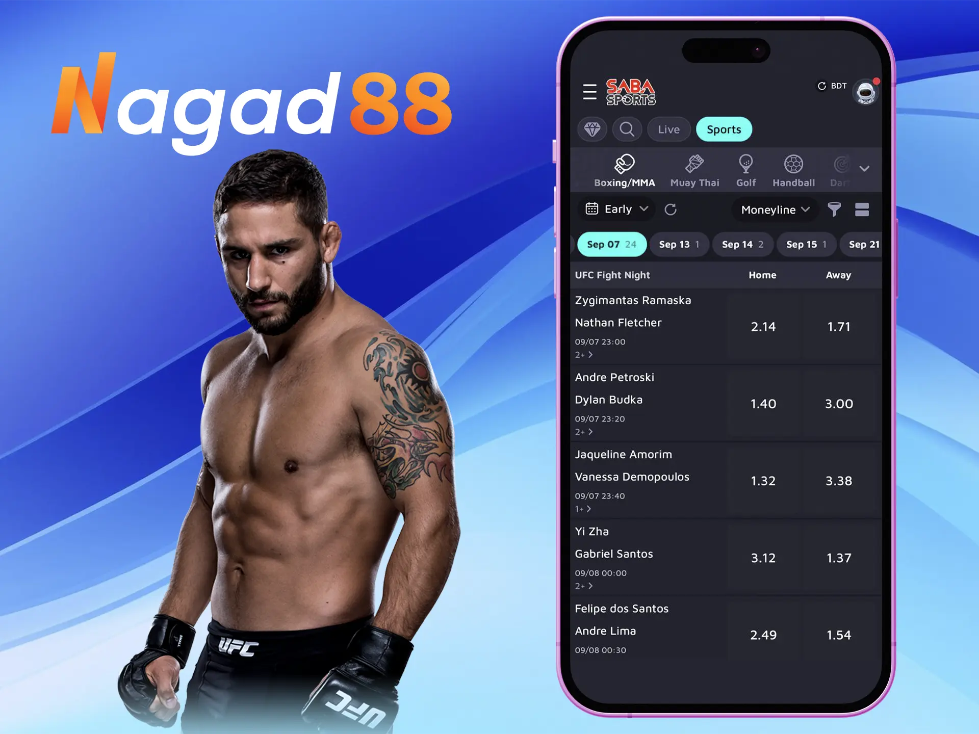 Learn the basic rules in UFC to navigate and make accurate bets in the app from Nagad88.