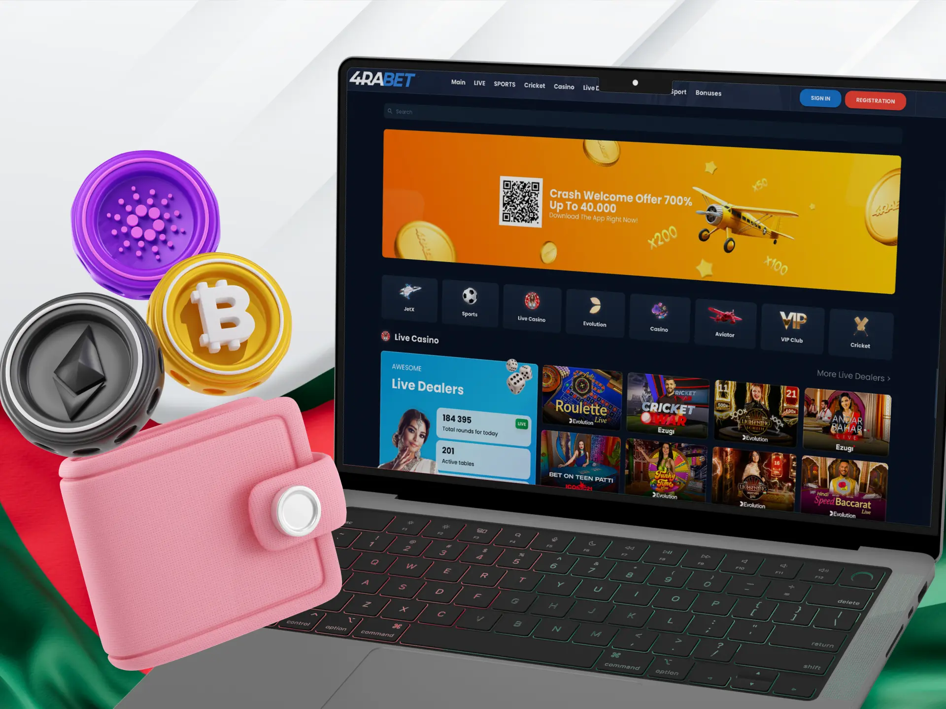 What cryptocurrency can players use on online casino sites.