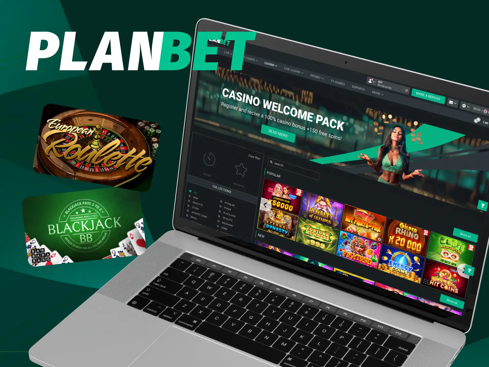 Visit PlanBet Live Casino.