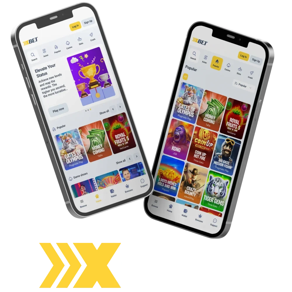 XxxBet app is available for download on Android and iOS devices.