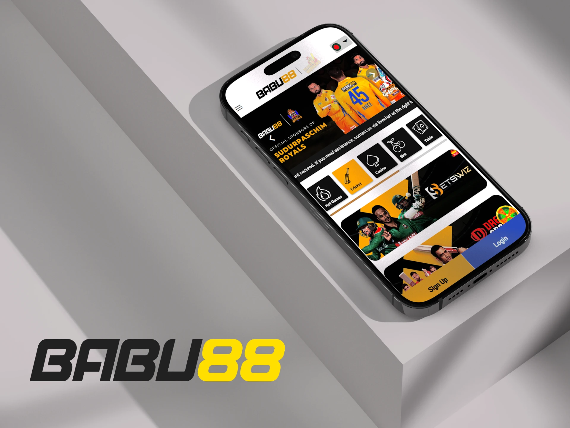 Babu88 offers a large sports section with popular events.