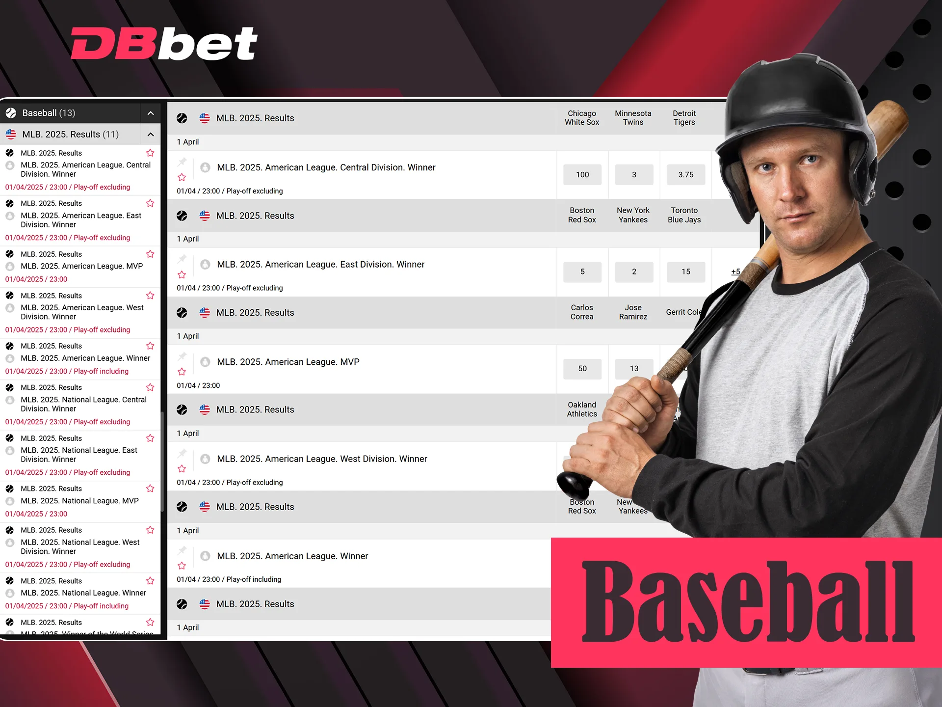 Bet on most popular american sport at DBbet.