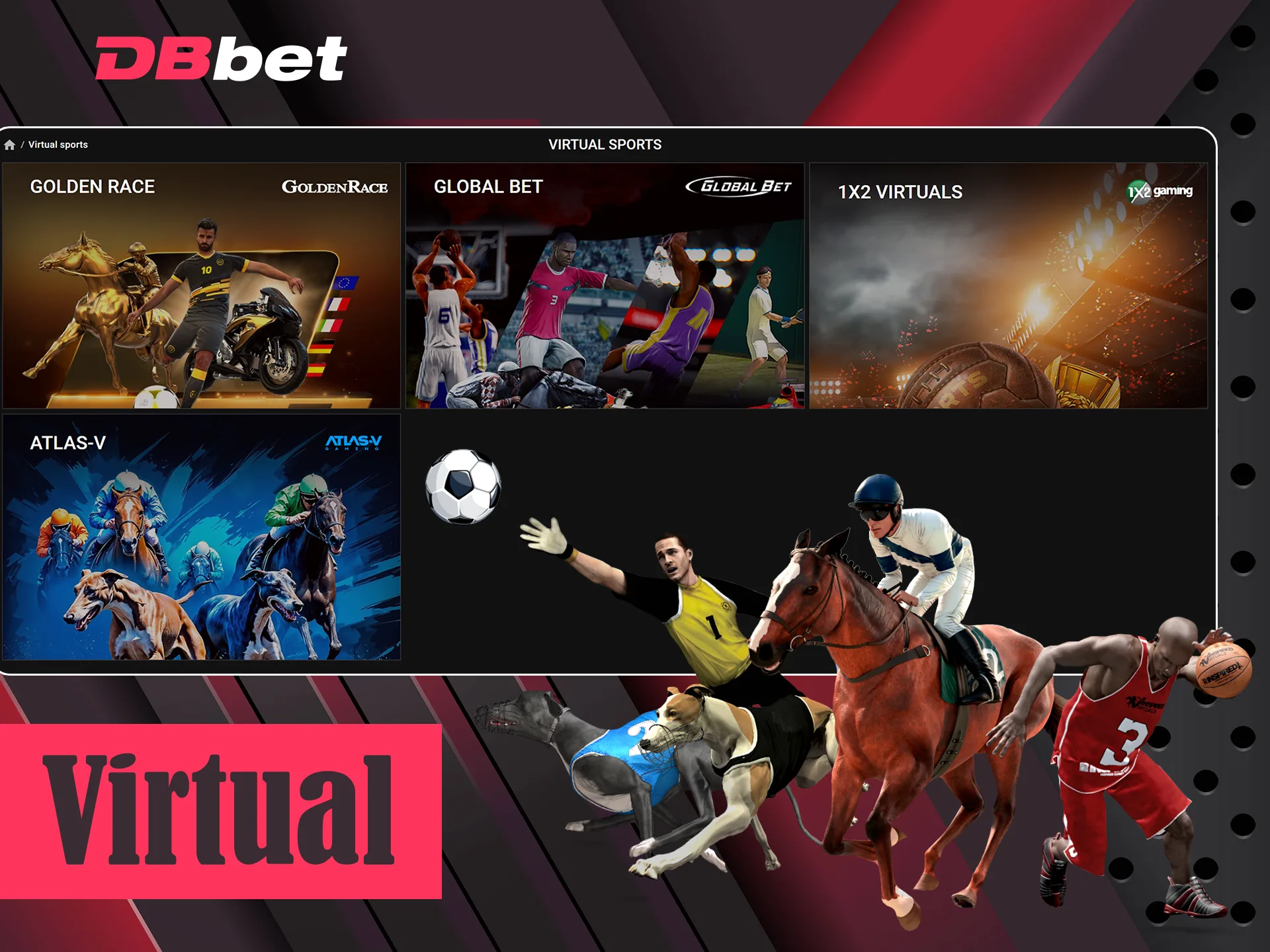 Bet on most exotic virtual sports at DBbet.