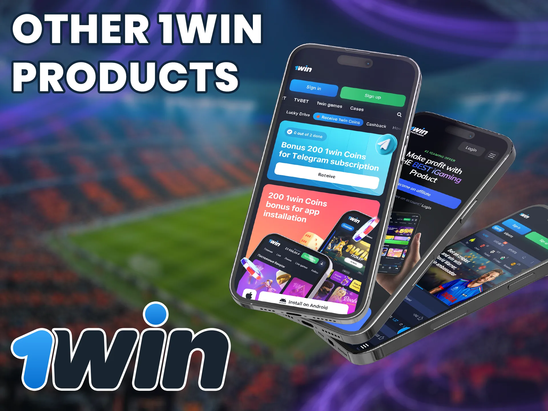 To keep you from getting bored with betting, 1Win offers a host of other activities on their website.