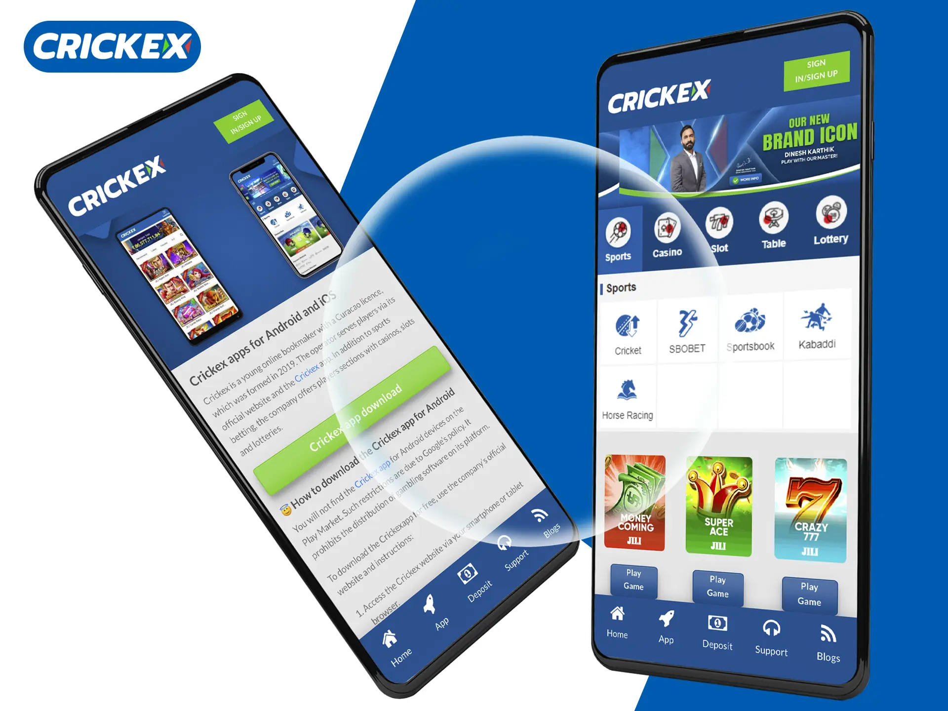 Crickex has a user-friendly and convenient app.