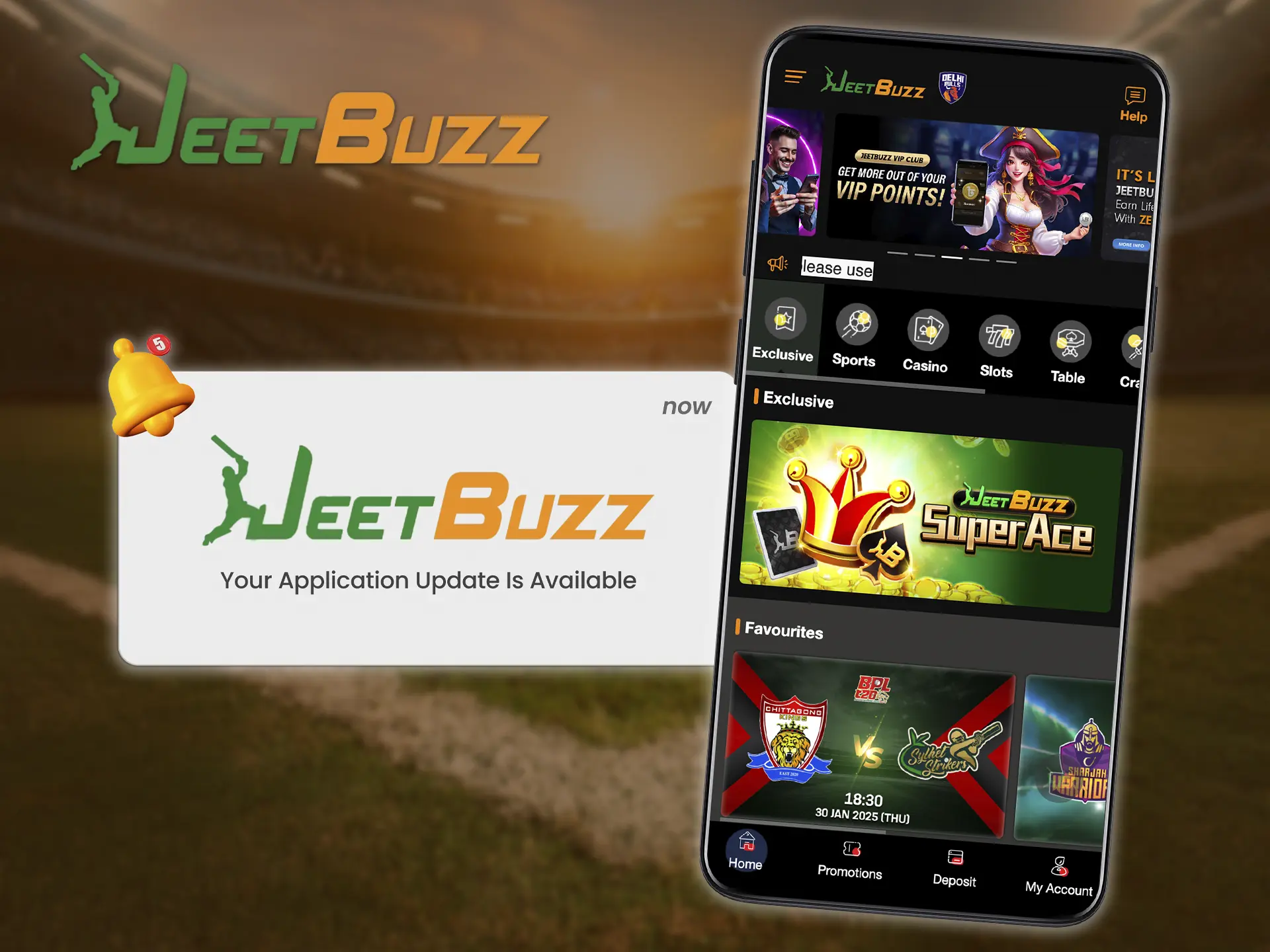 Learn how to bet on the latest version of JeetBuzz smartphone software.