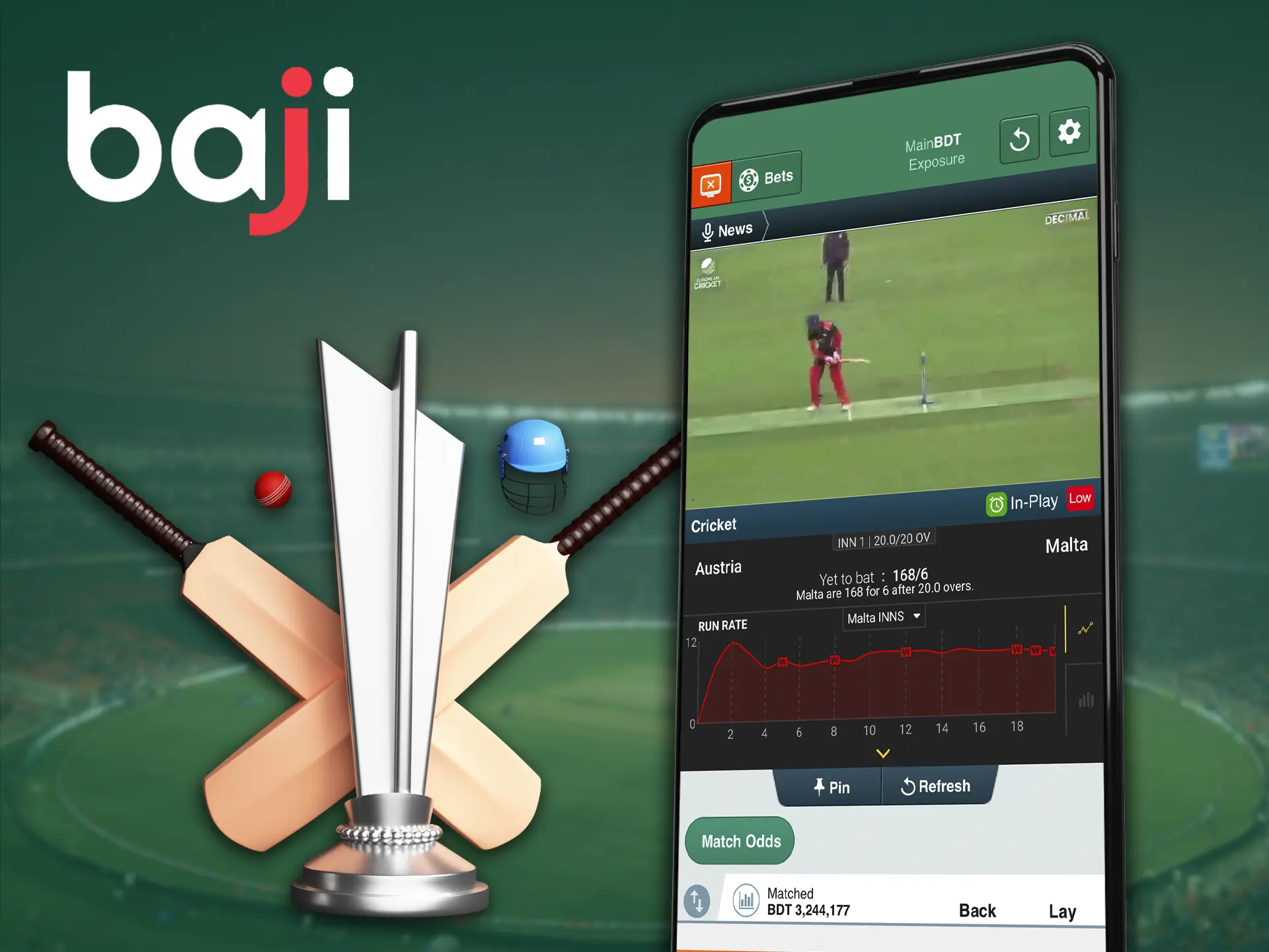 Follow your favorite mastheads directly and place bets on the Baji app, thus you can do your business and not miss out on the main thing.