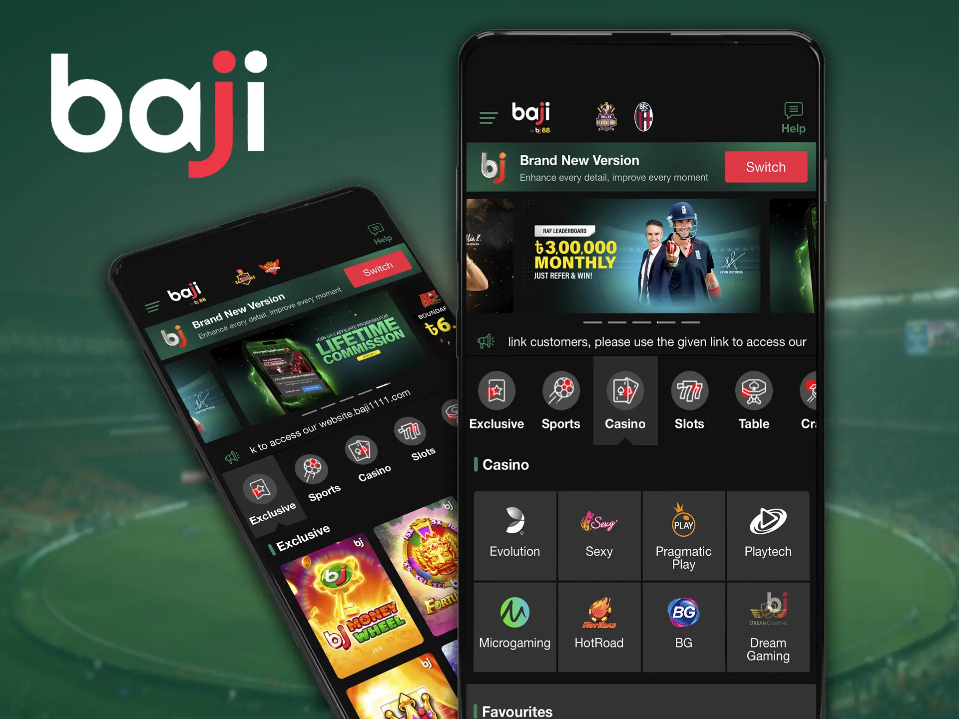 If your smartphone is not compatible with the application - this option from Baji will help you enjoy the game.