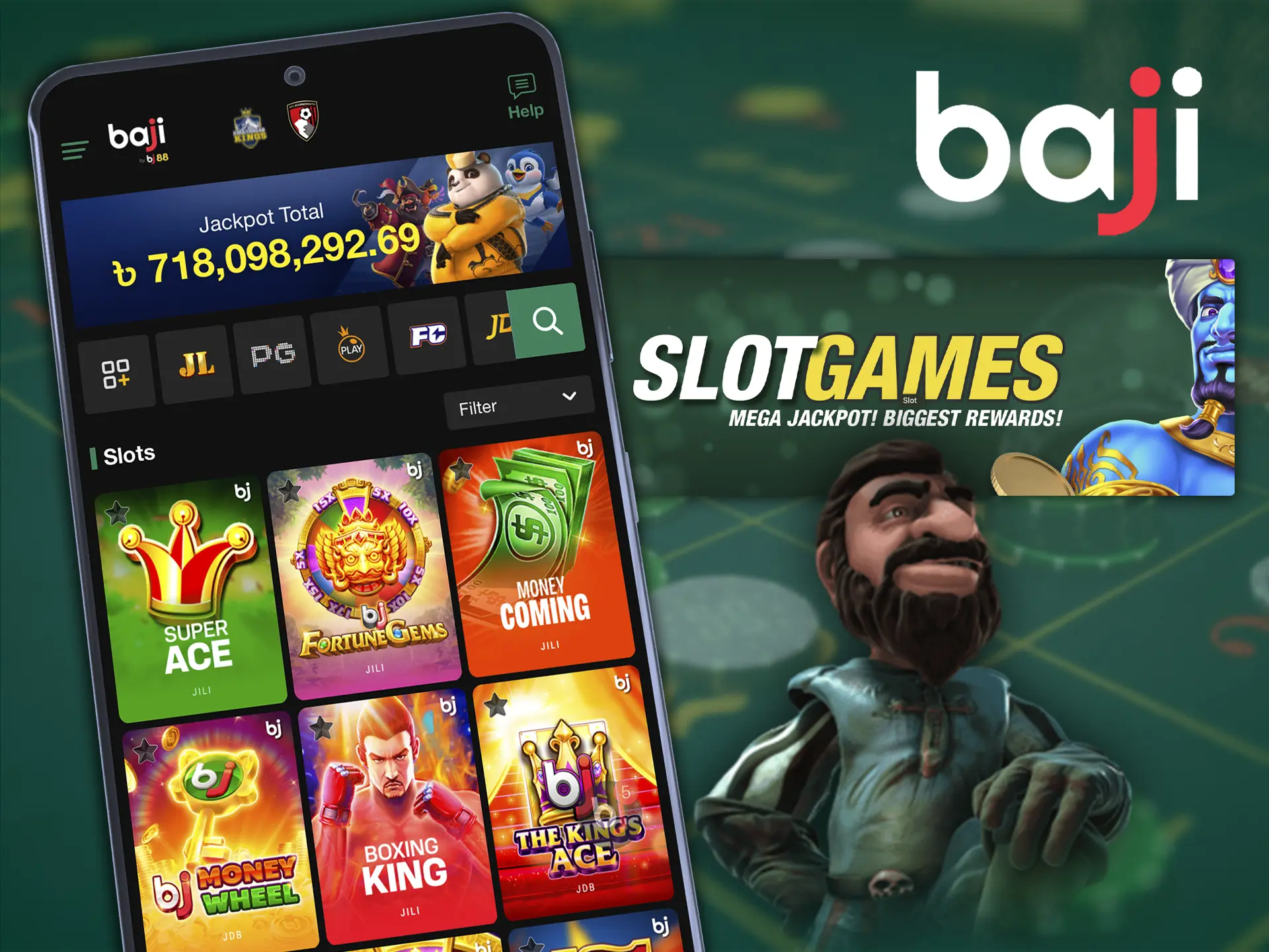 This type of casino Baji app will help beginners quickly get the hang of as well as surprise advanced, there are only quality suppliers of games.