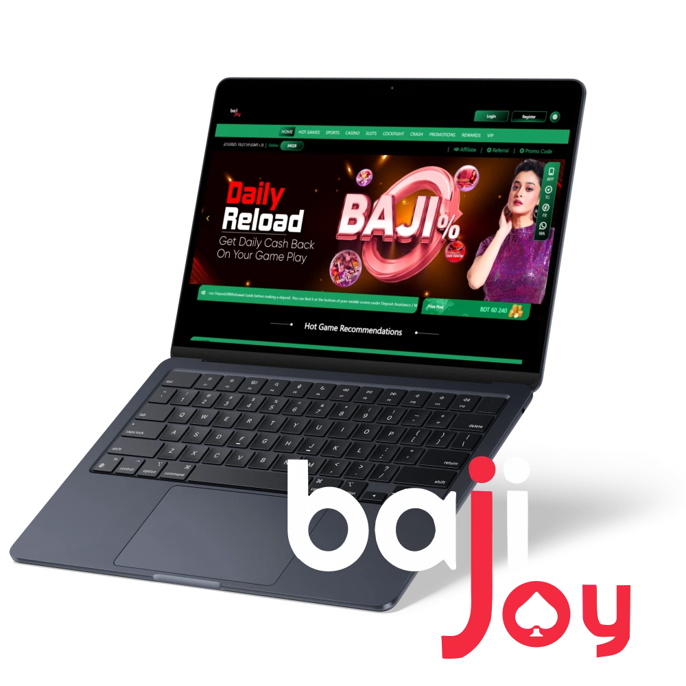 Play and bet with Bajijoy in Bangladesh.