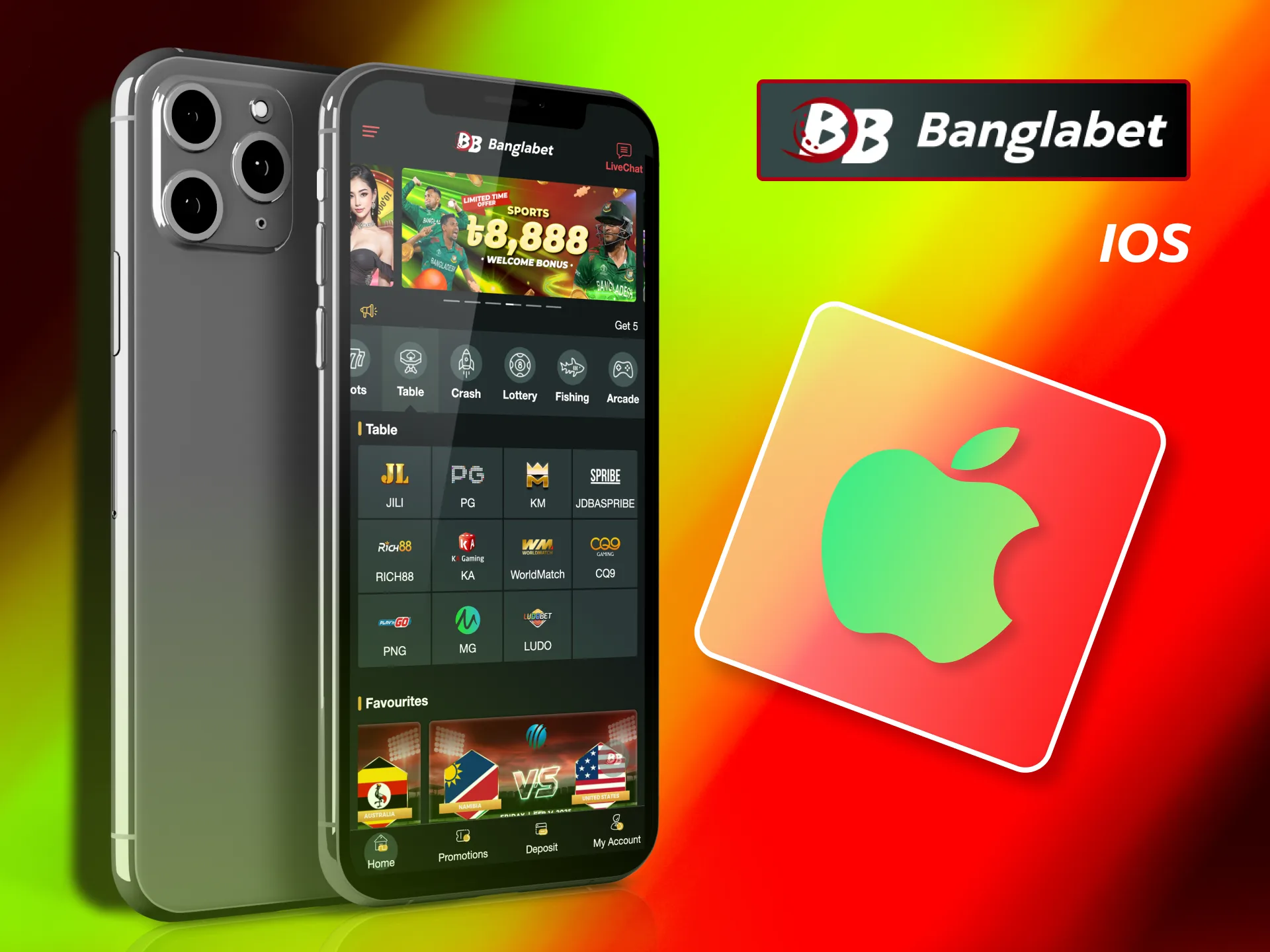 Step-by-step instructions on how to download the Banglabet app for your iPhone.