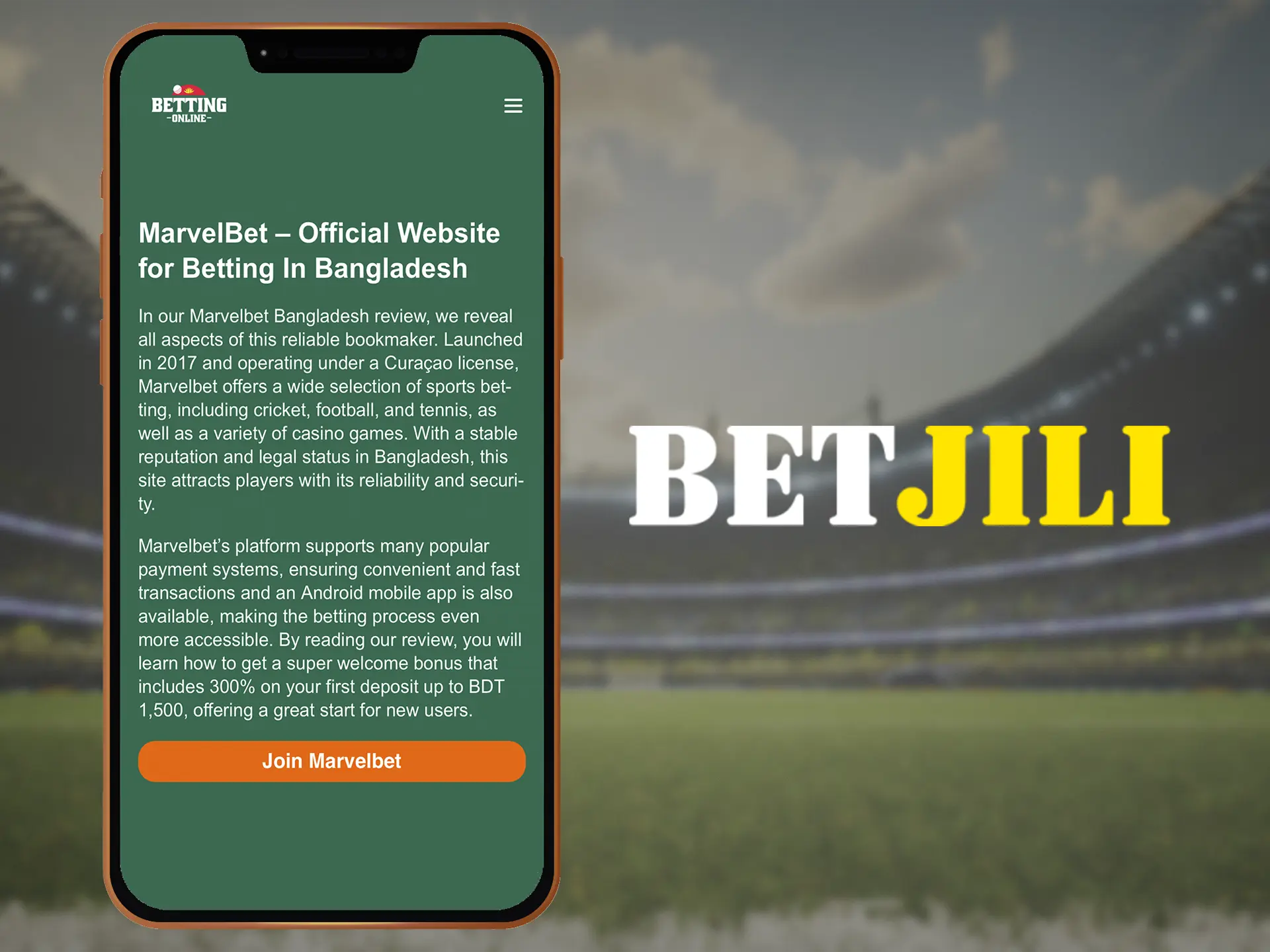 Use the link to quickly and efficiently sign up for an account at the best Betjili Casino.