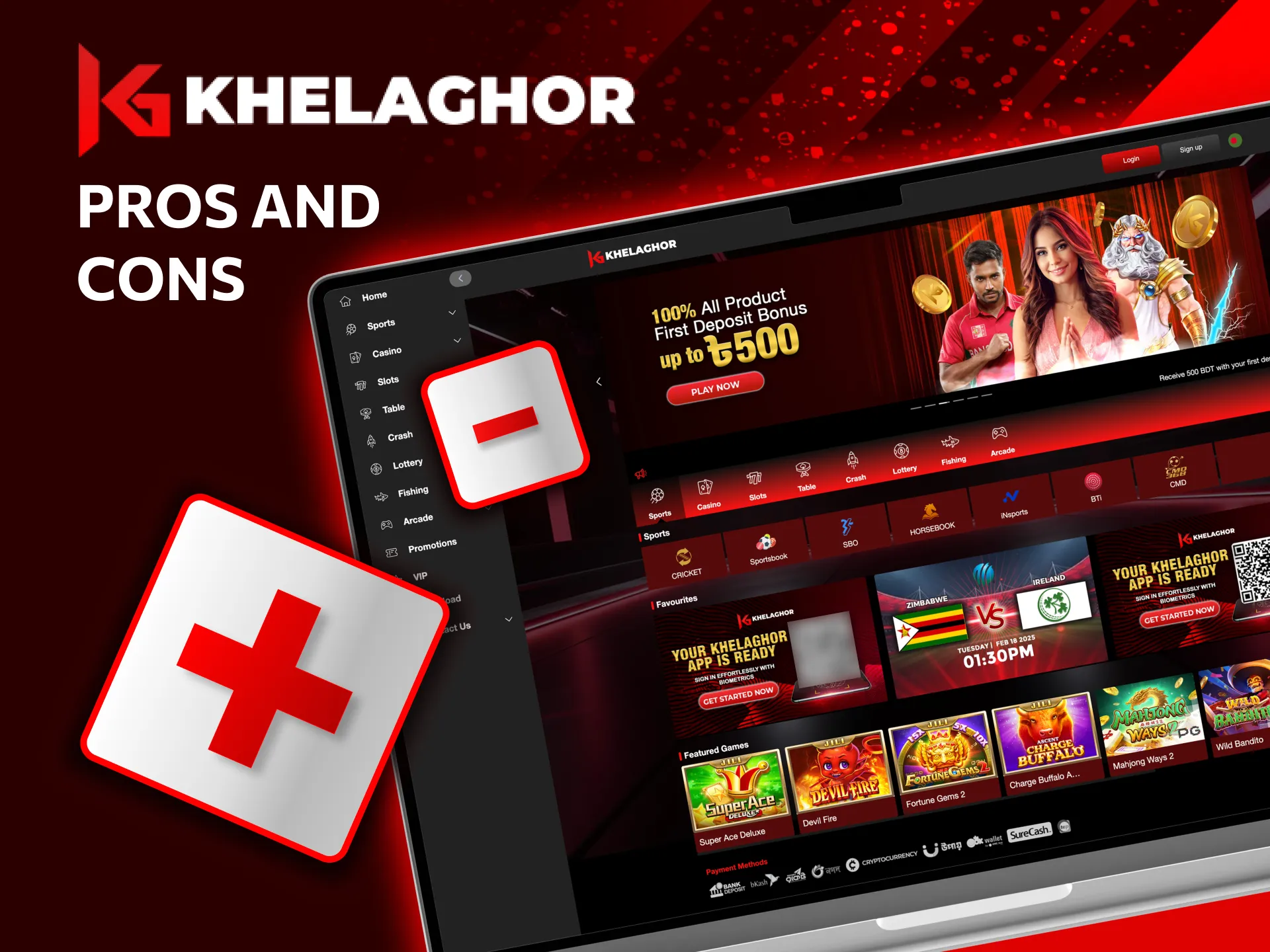 Join Khelaghor for solid promotions, but weigh the pros and cons first.