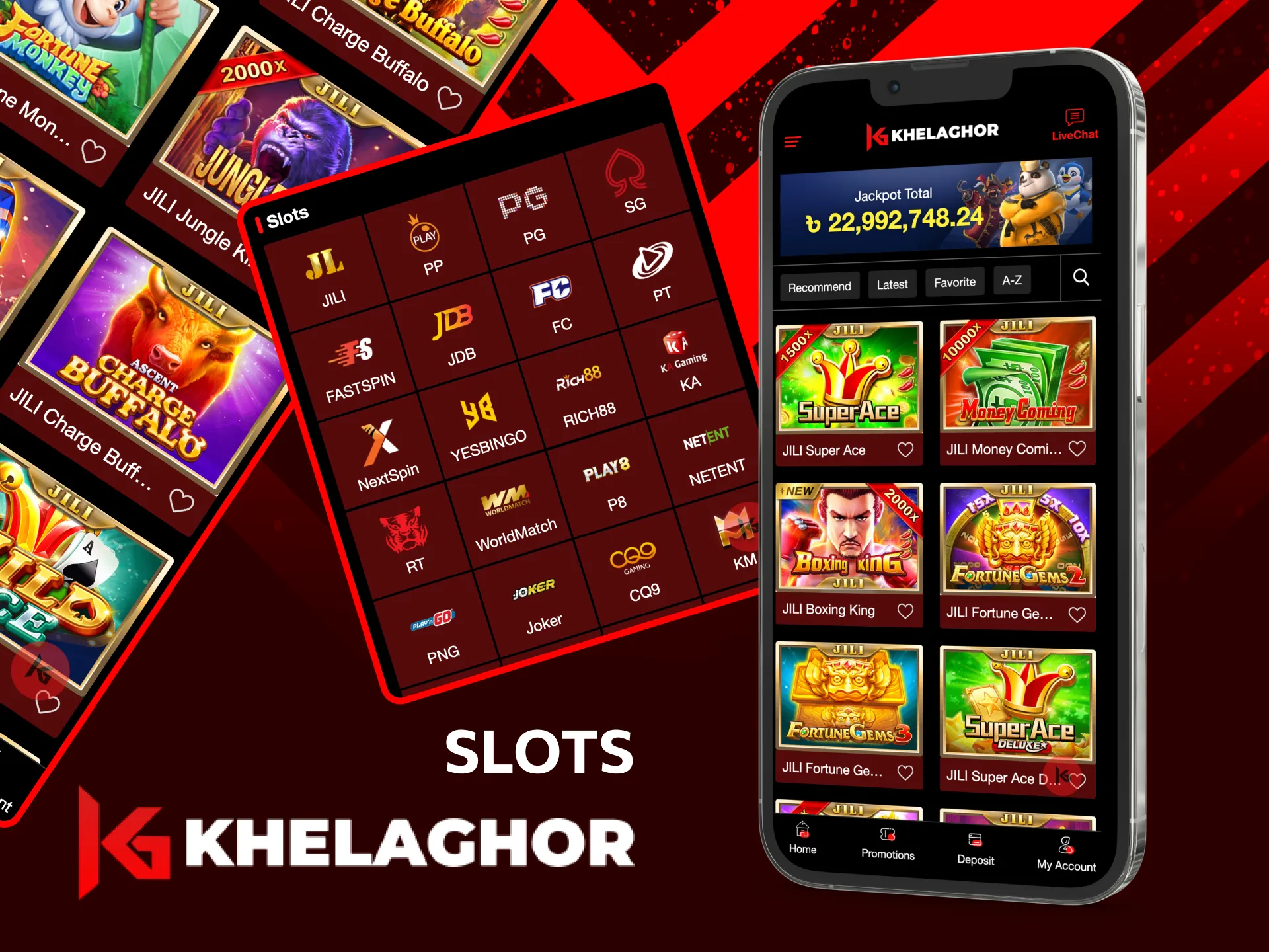 Players can find diverse slot themes and popular games by RICH88 on Khelaghor.