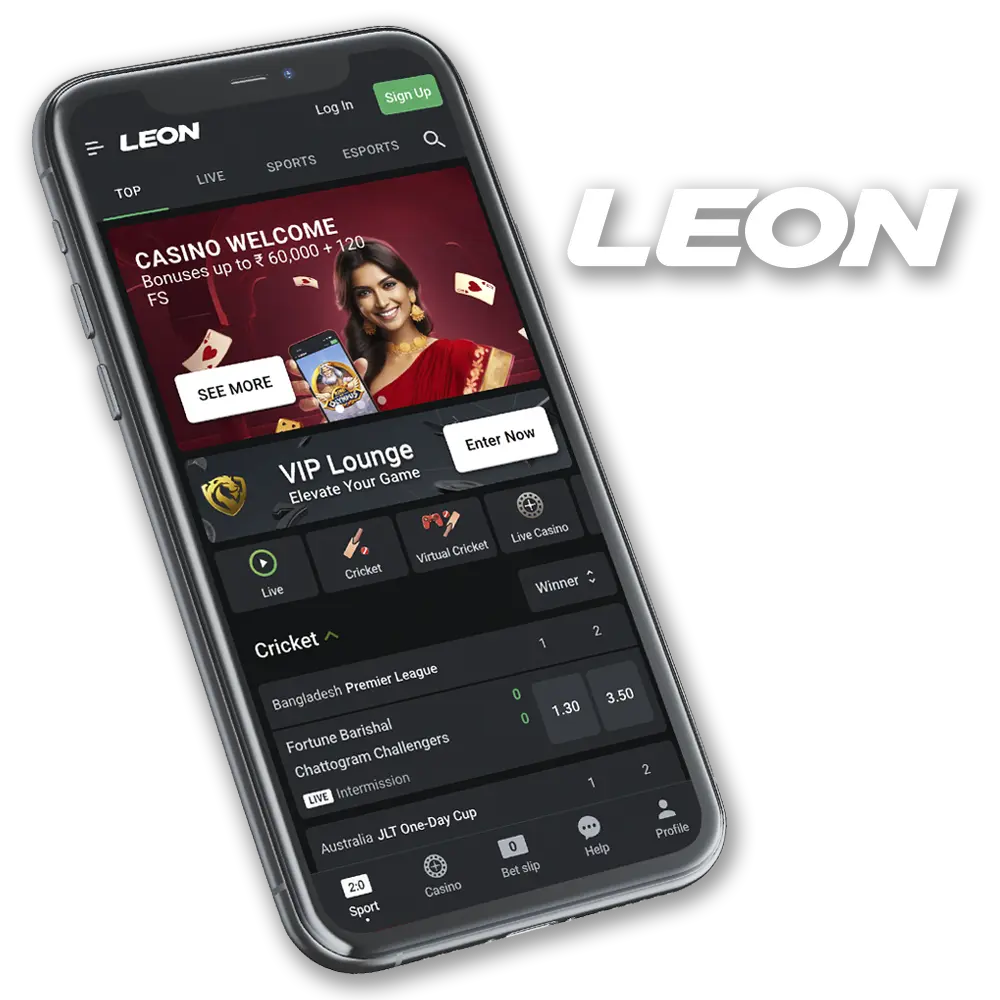 Thanks to smartphone software, Bangladeshis have the chance to enjoy their favourite game at the world's most popular bookmaker, Leonbet.