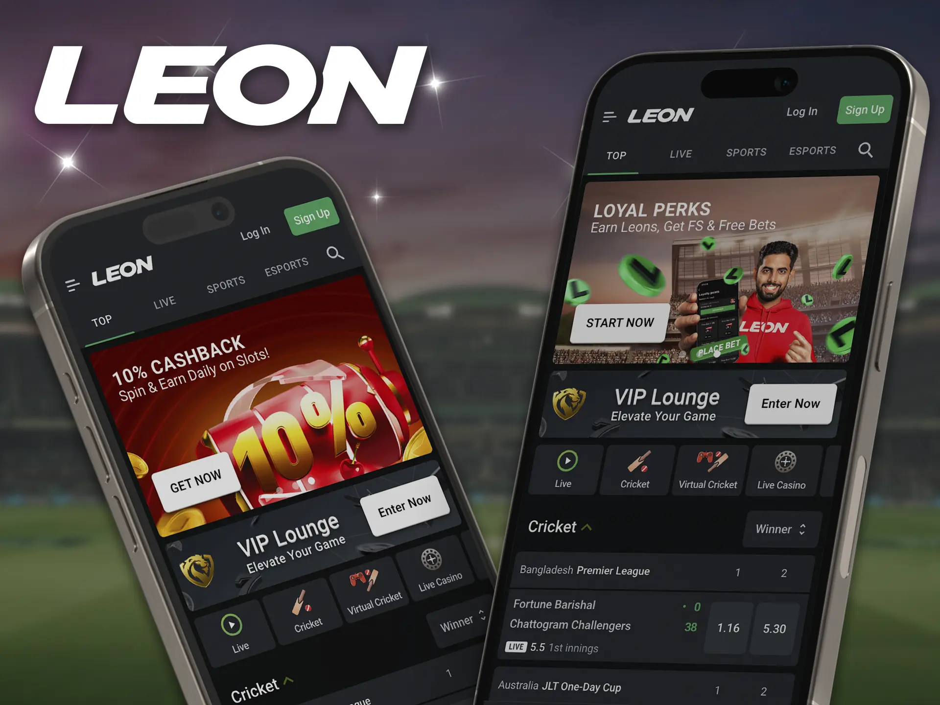 If users can't download the app, they can open a mobile browser and use it to enjoy the game in Leon Bet this version is no different from the app.