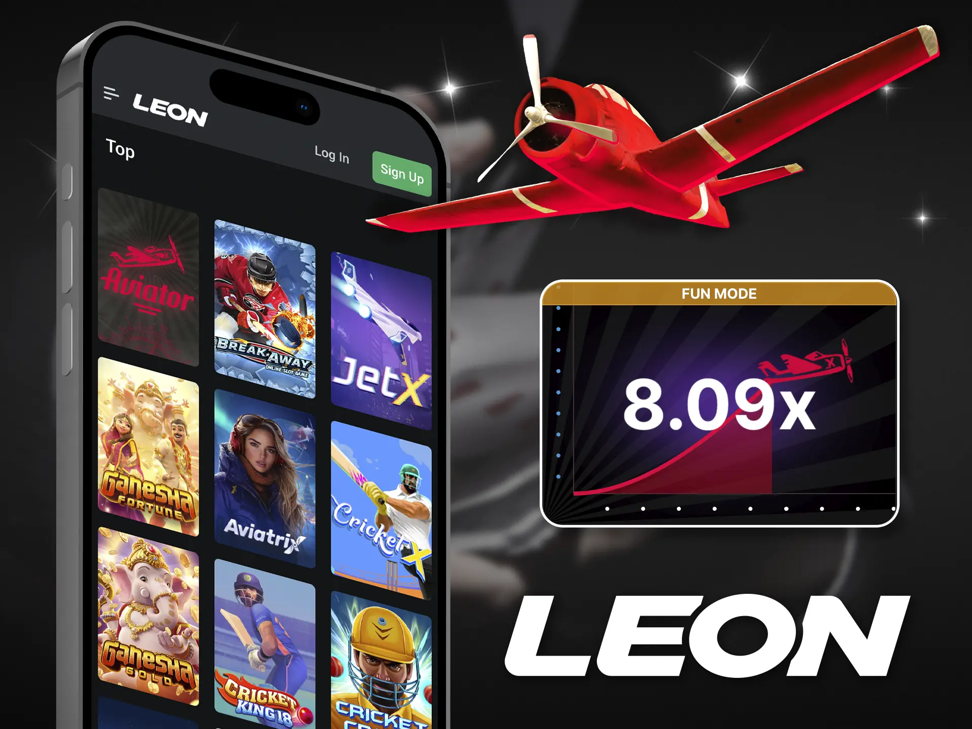 This great Leon Bet feature allows players to try several games with fake funds in order to later choose the best option with a real money depositing.