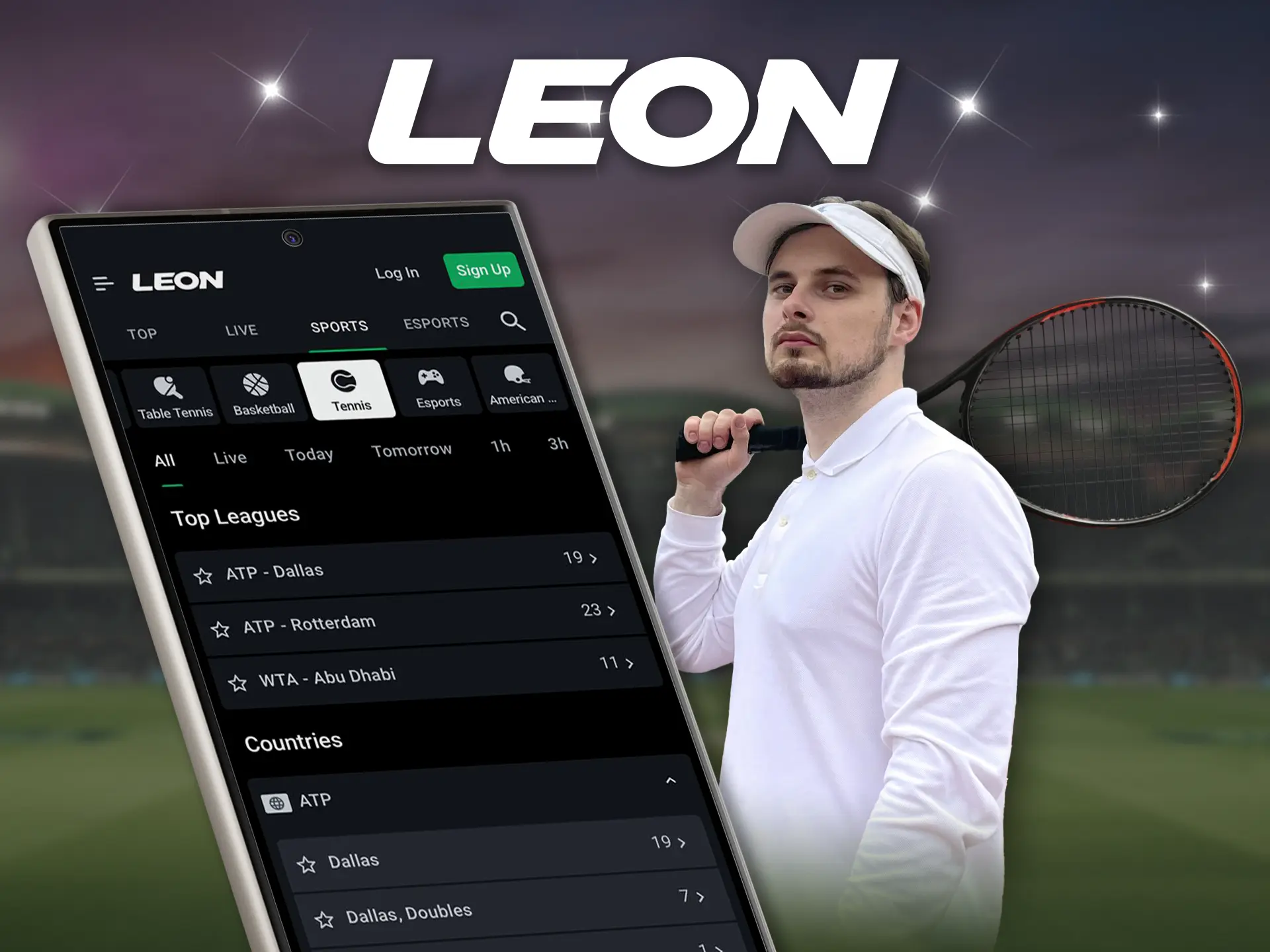 Indian fans of this energetic sport can feel the adrenaline of betting in the Leon Bet app.