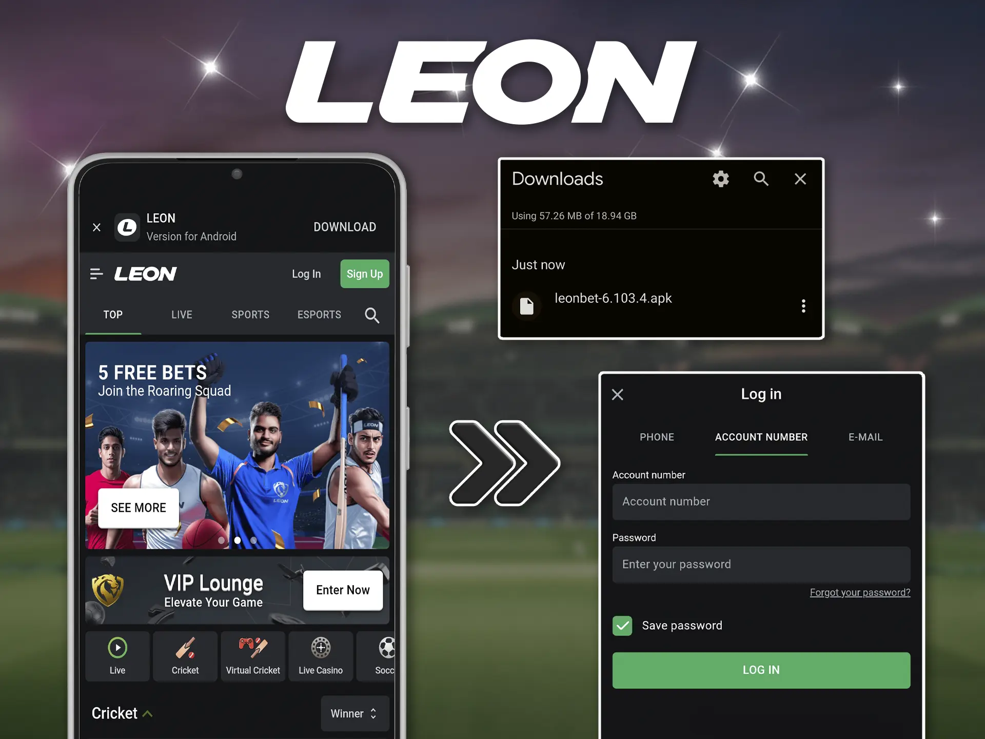 Many users want to know how to install the latest version of the Leon Bet software, you will learn how to do it in detail in our guide.