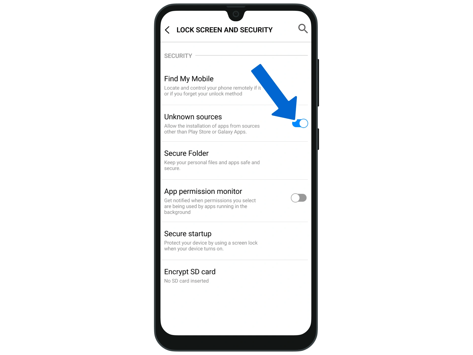 For installing the Babu88 app, allow installation from unknown sources.