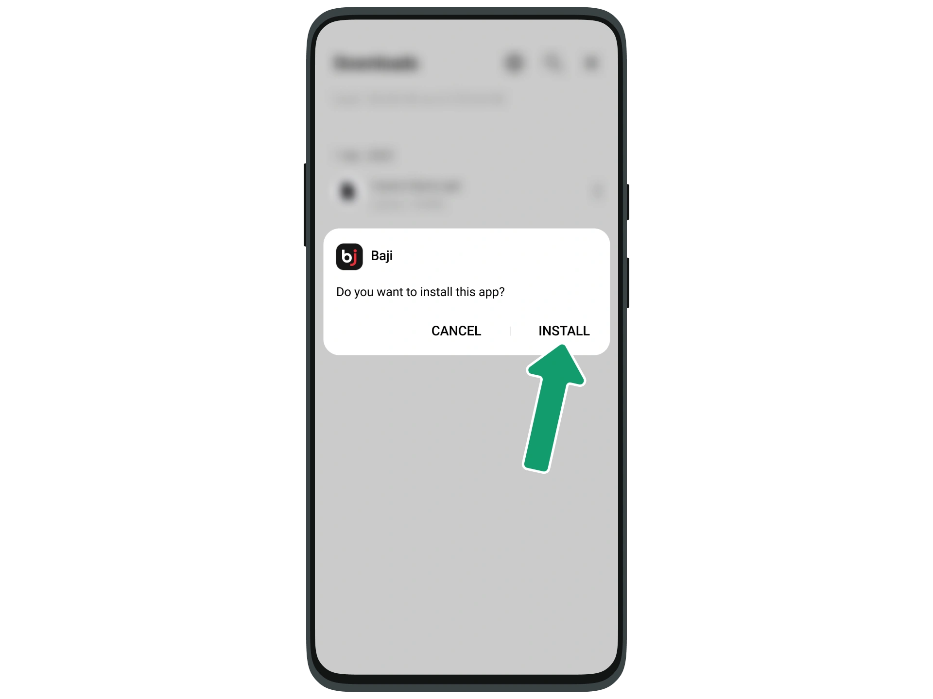 Open the downloaded Baji APK file and install the app.