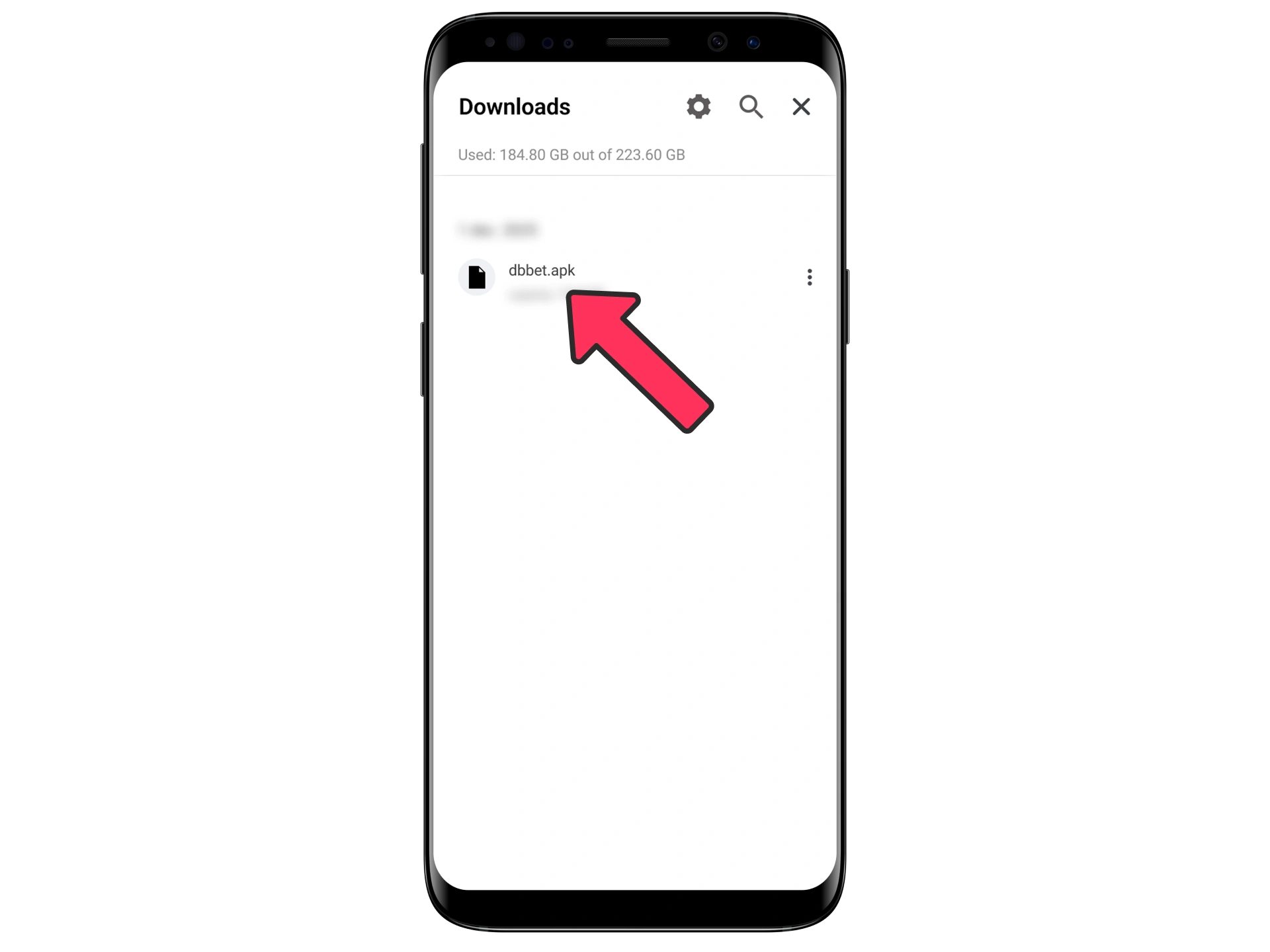 Open the downloaded Double Bet APK and start the installation process.