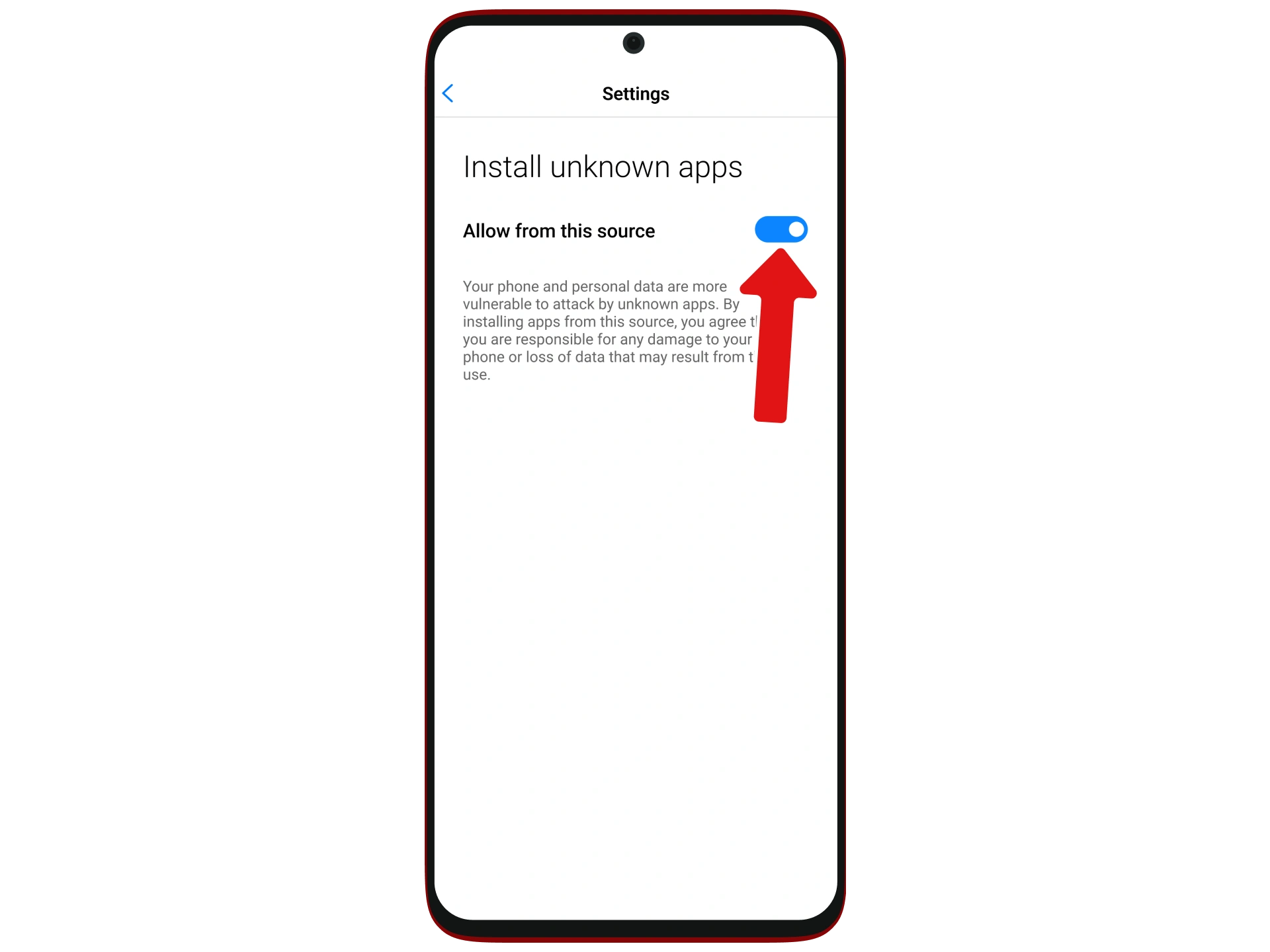 Allow installations from unknown sources in the phone settings before downloading the Khelaghor APK.