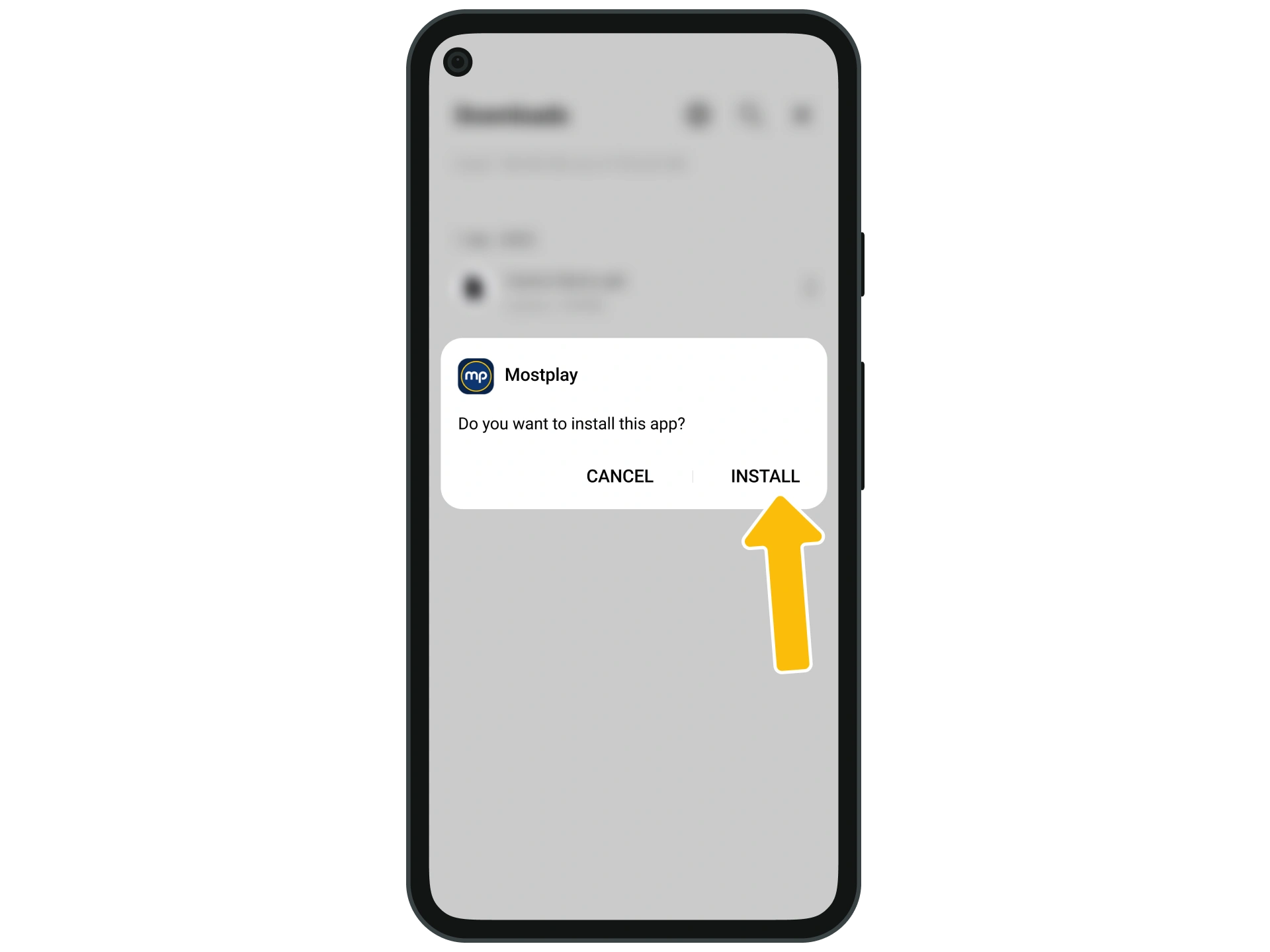 Install the Mostplay app and enjoy betting.